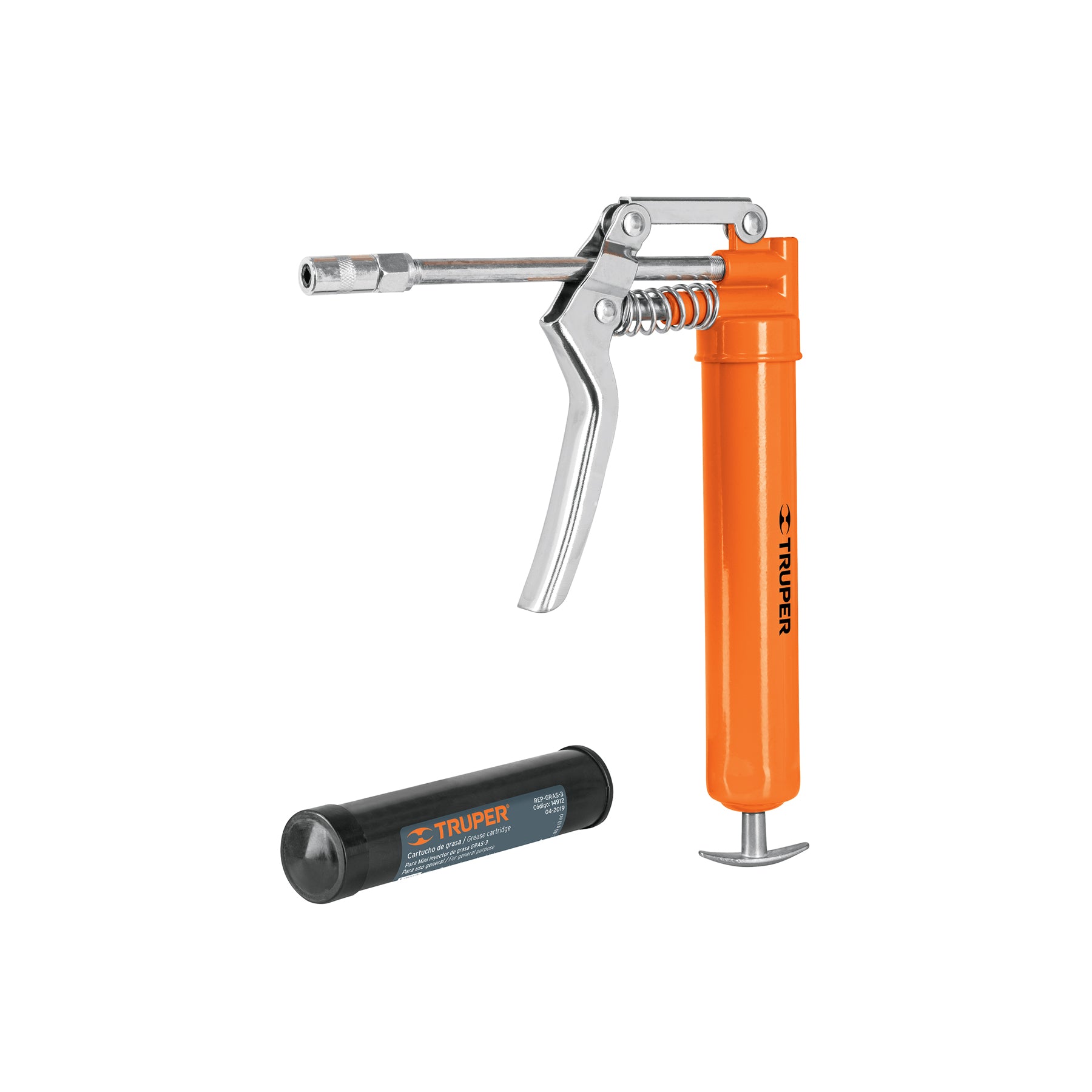 Truper GRAS-3, Minigrasera 3 oz, Extensión rígida