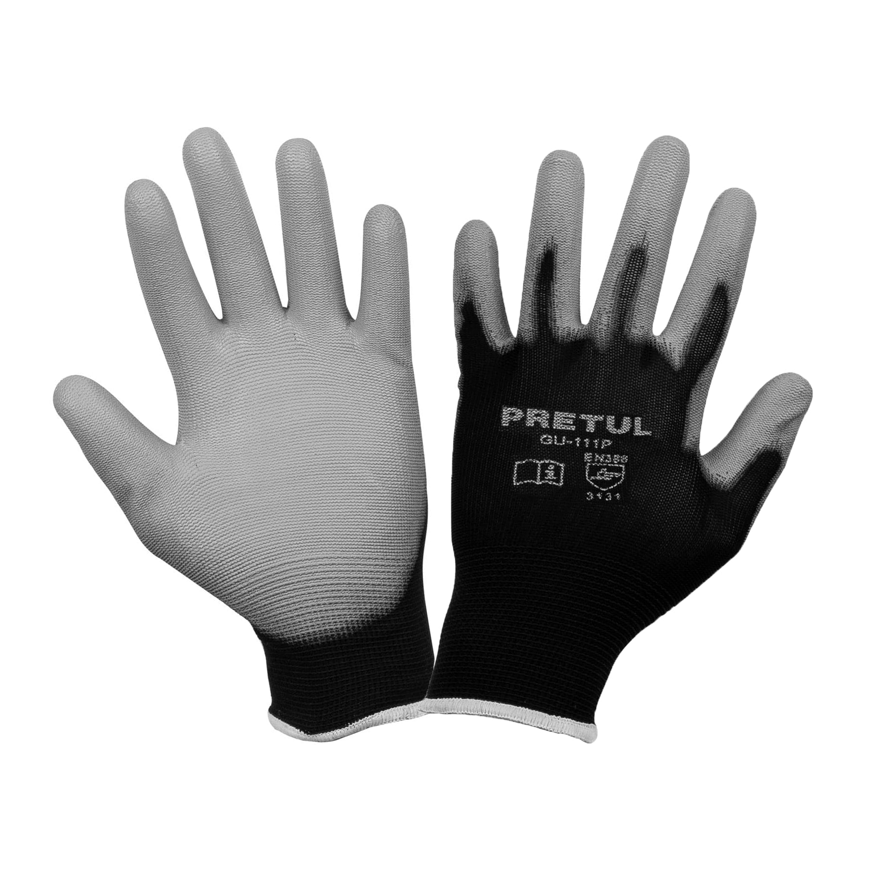Pretul GU-111P Guante Pretul de nylon recubierto de poliuretano, chico, color, Chica, pack of/paquete de 1