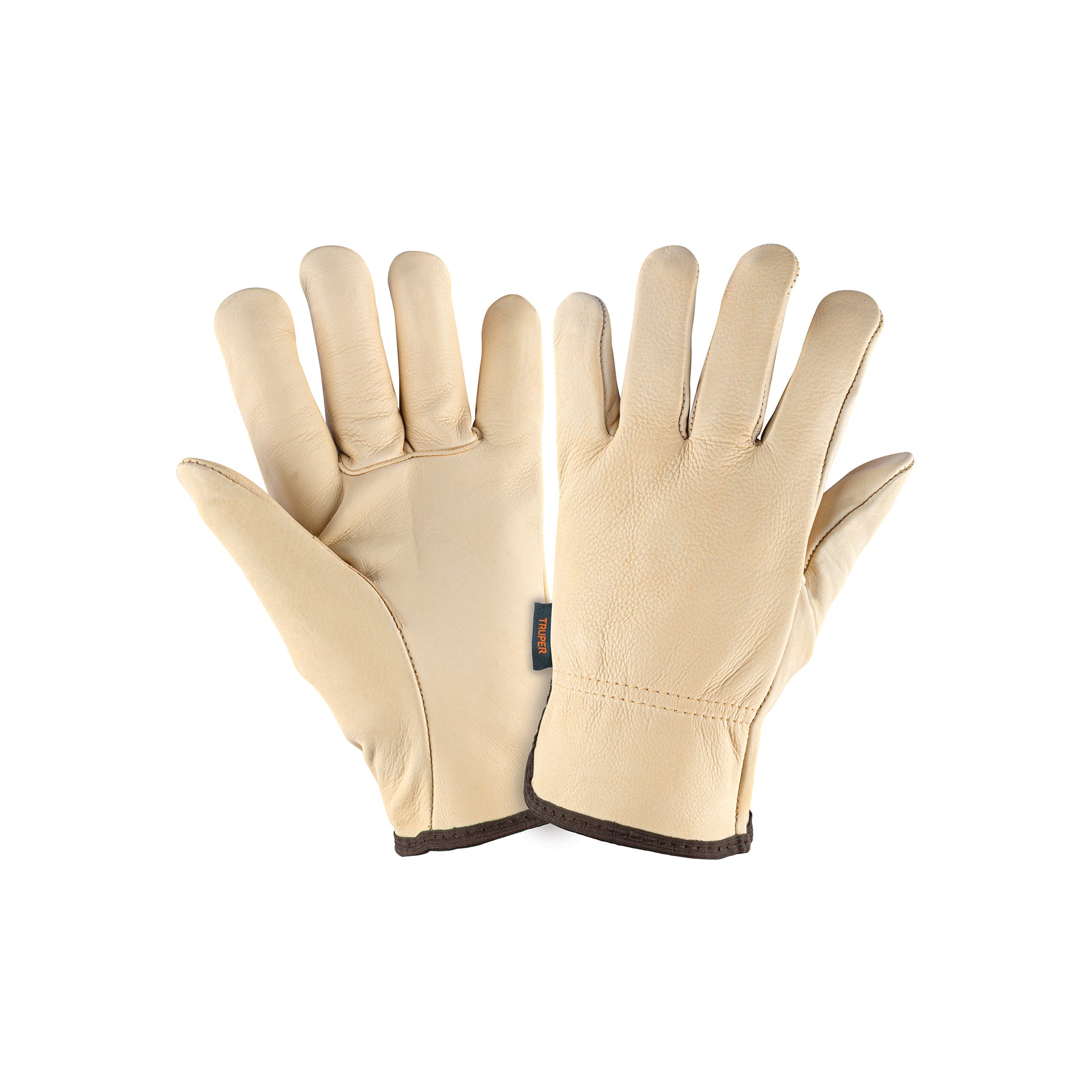 Truper GU-273, Guantes de Piel de Res Tipo Operador