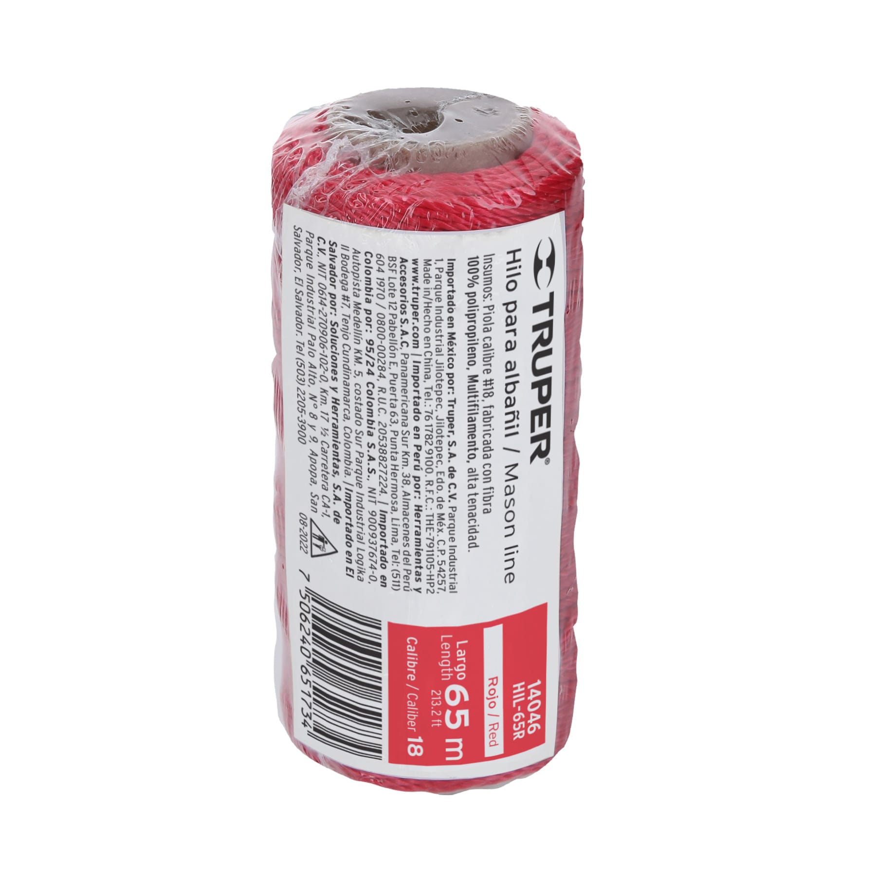 Hilo Mason, 65 m, rojo