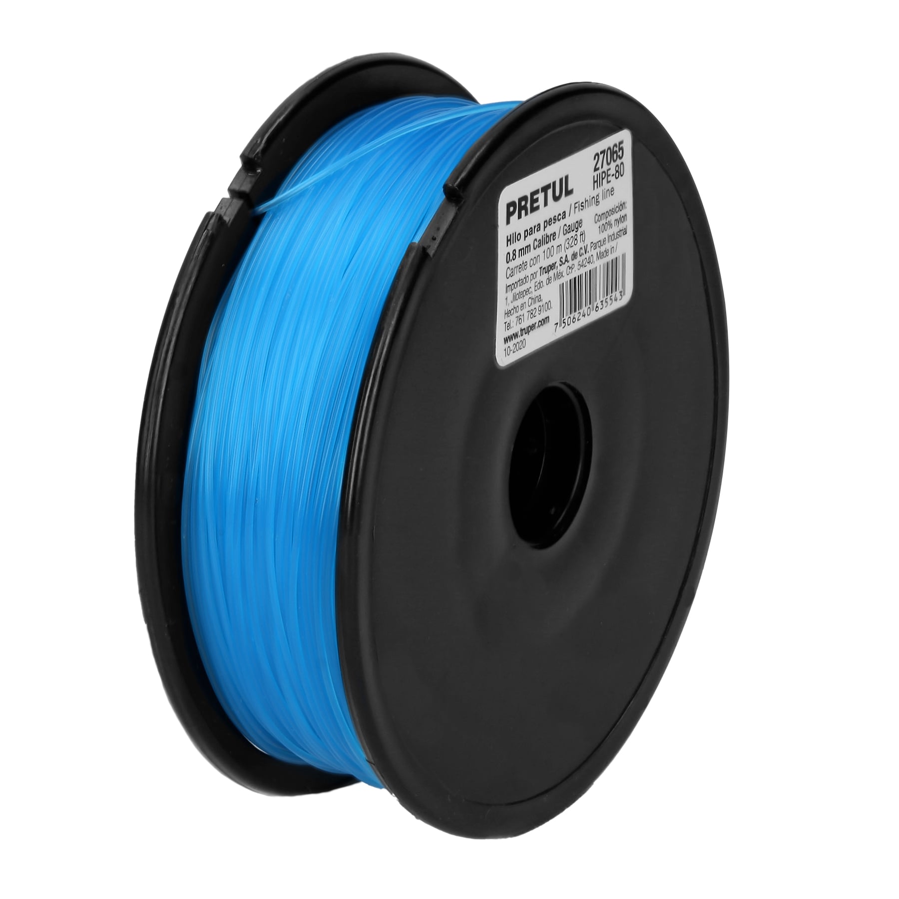 Pretul HIPE-80 Hilo para pesca calibre 0.8 mm carrete con 100 m alta durabilidad