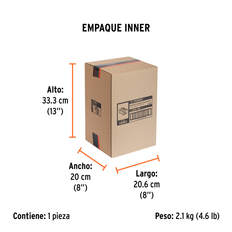 Truper INCO-1000, Inversor de corriente con puertos USB, 1200 W - Carzamo.com