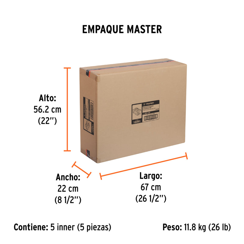 Truper INCO-1000, Inversor de corriente con puertos USB, 1200 W - Carzamo.com