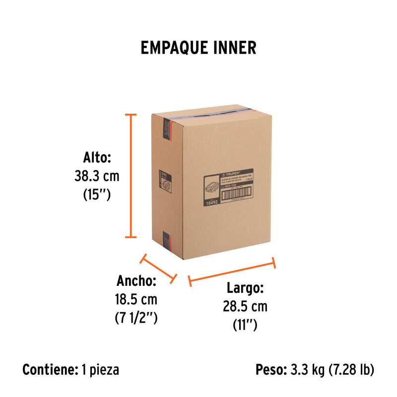 Truper INCO-1500, Inversor de corriente de 1500 W - Carzamo.com
