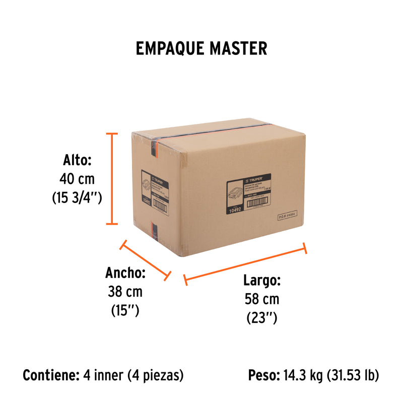 Truper INCO-1500, Inversor de corriente de 1500 W - Carzamo.com