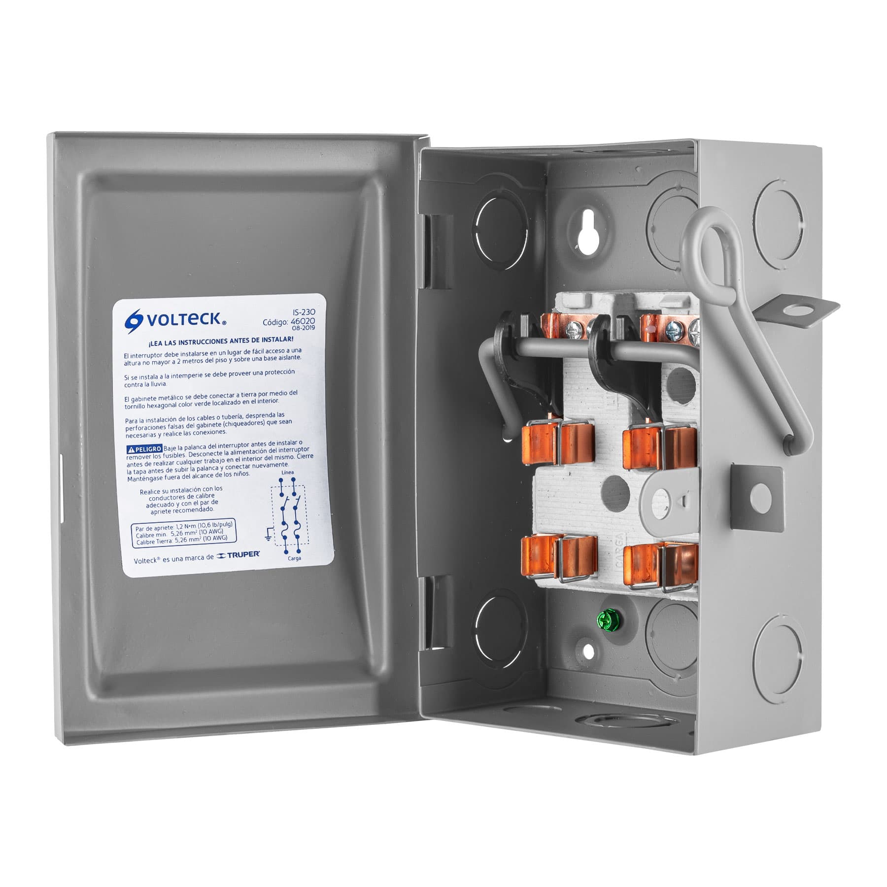 Volteck IS-230, Interruptor de seguridad 2 polos, 30 A