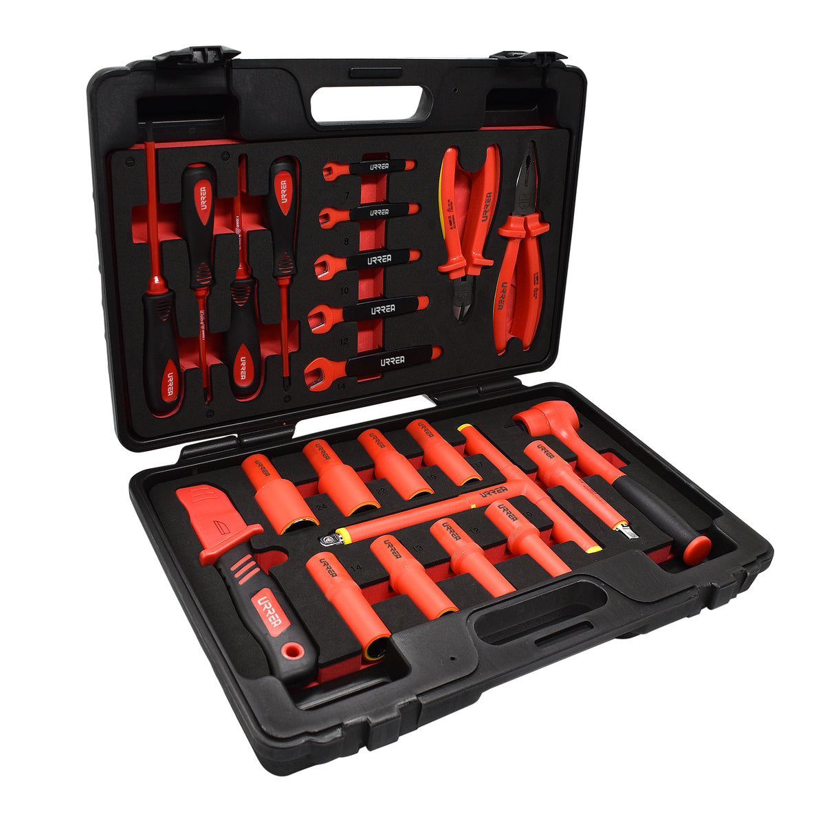 Juego combinado de herramientas para electricista, 23 piezas Urrea