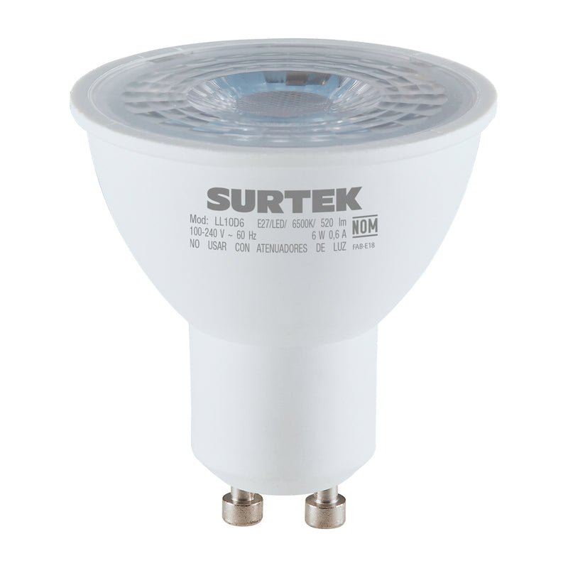 Lámpara de LED tipo GU10, 4 W luz cálida Surtek