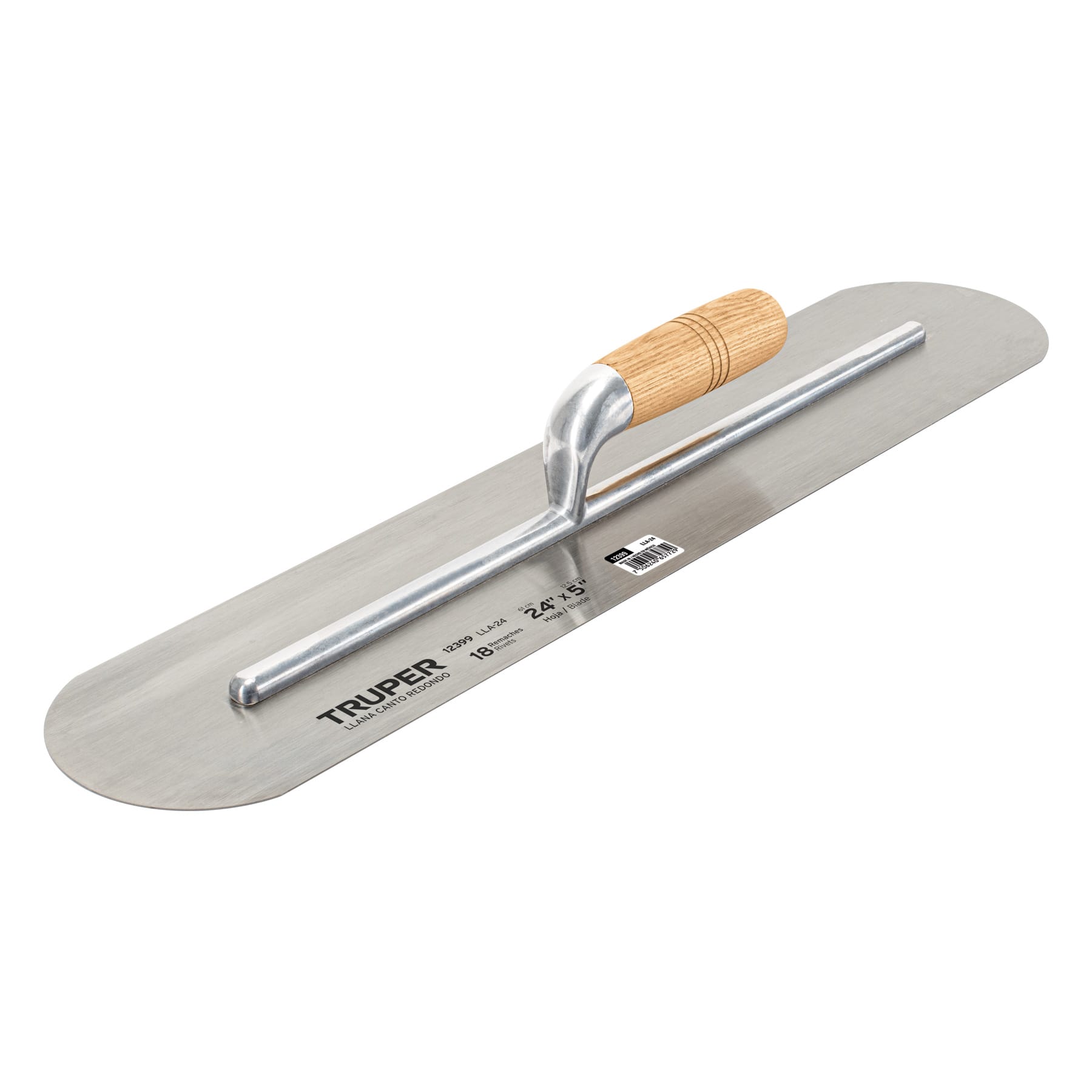 Truper LLA-24 Llana redonda 24″, 18 remaches, color, Longitud 24″, pack of/paquete de 1