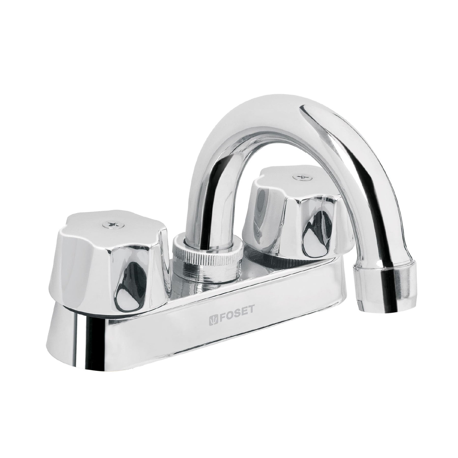 Foset Basic M-050-C, Mezcladora para lavabo, cuello curvo, compresión