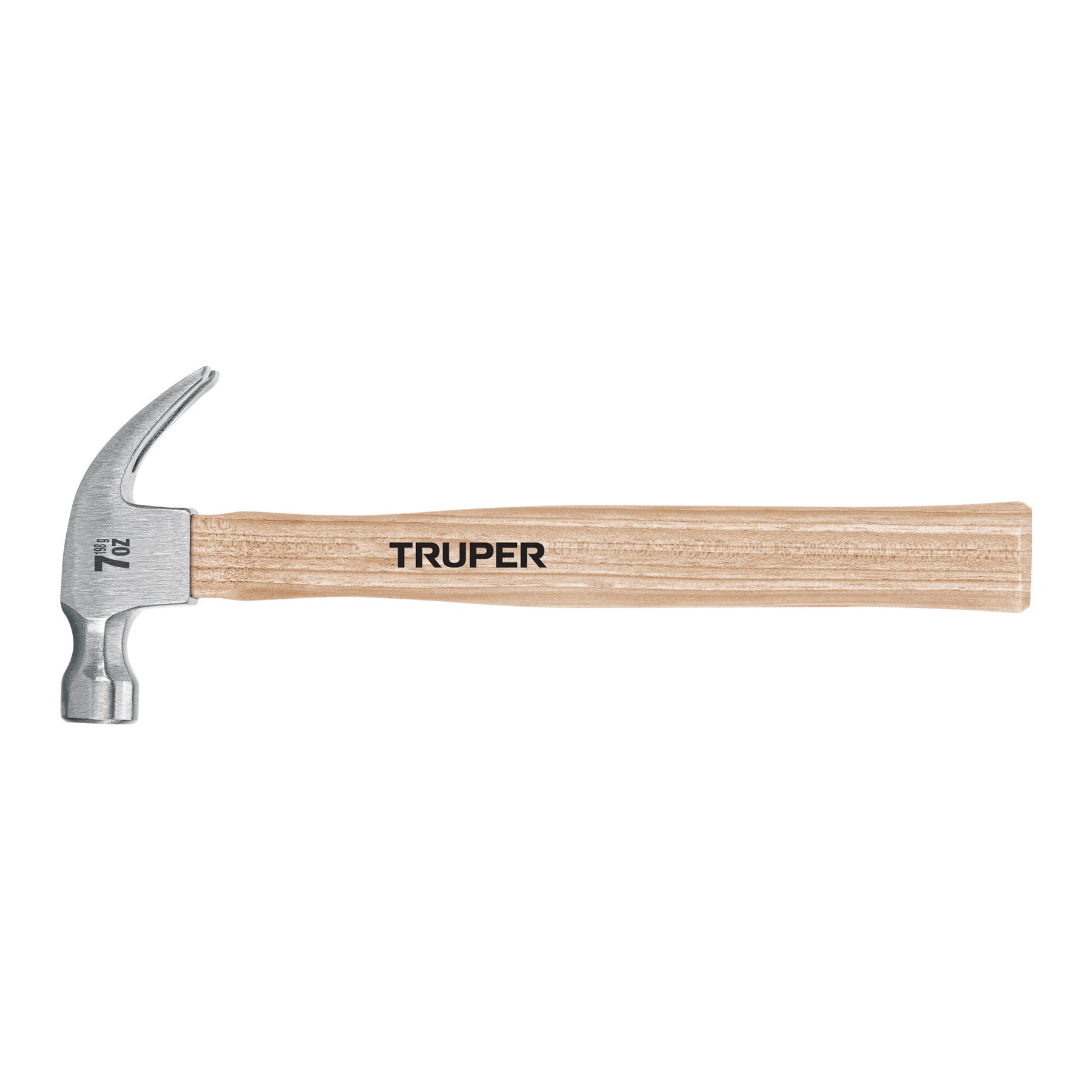Truper MA-7, Martillo uña curva, cabeza pulida, 7 oz
