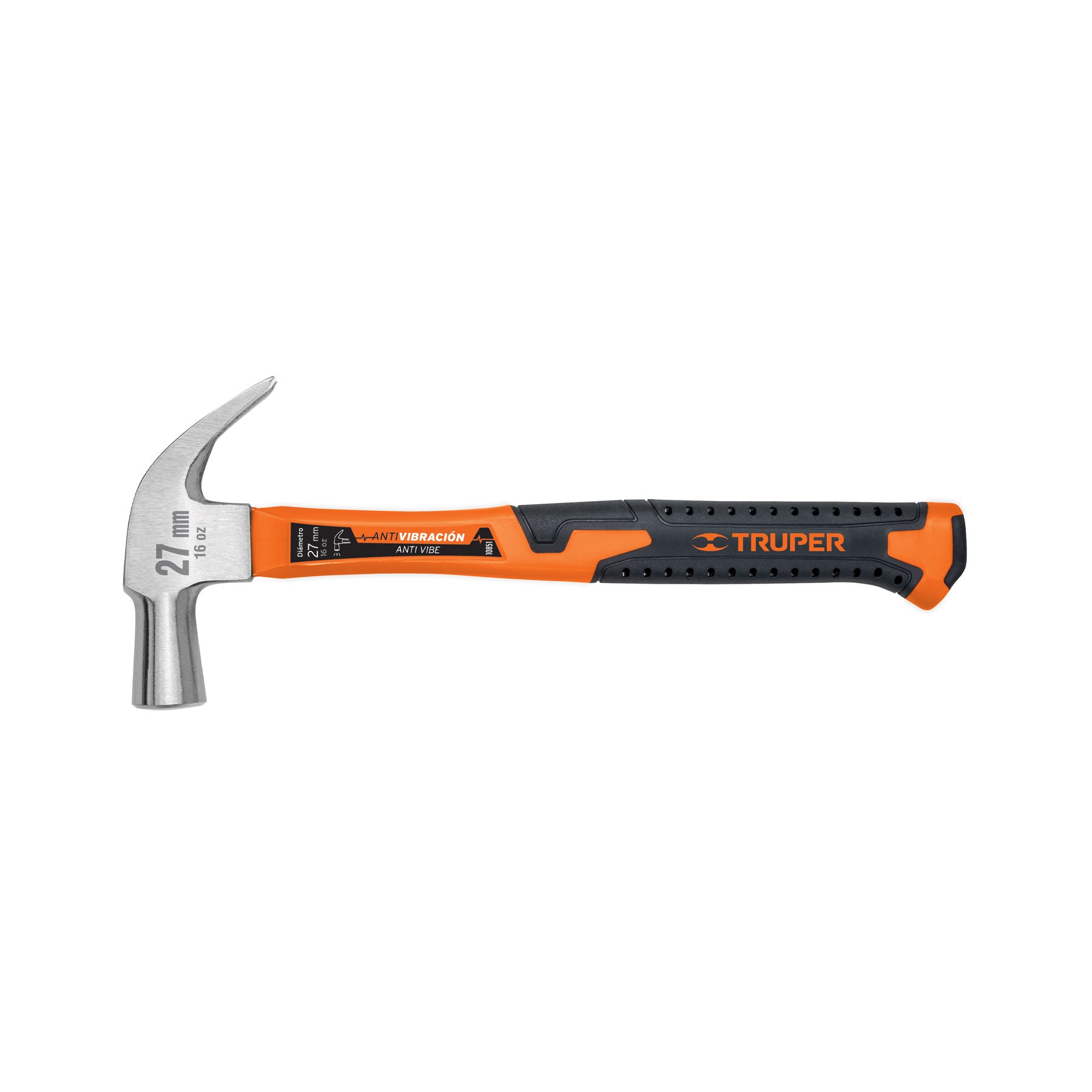 TRUPER Martillo Cabeza Conica 27 Mm Mango Fibra De Vidrio