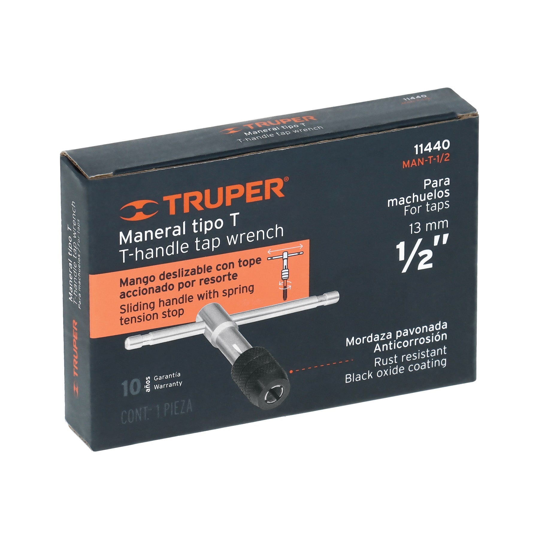 Truper MAN-T-1/2, Maneral en T para machuelo 1/2″