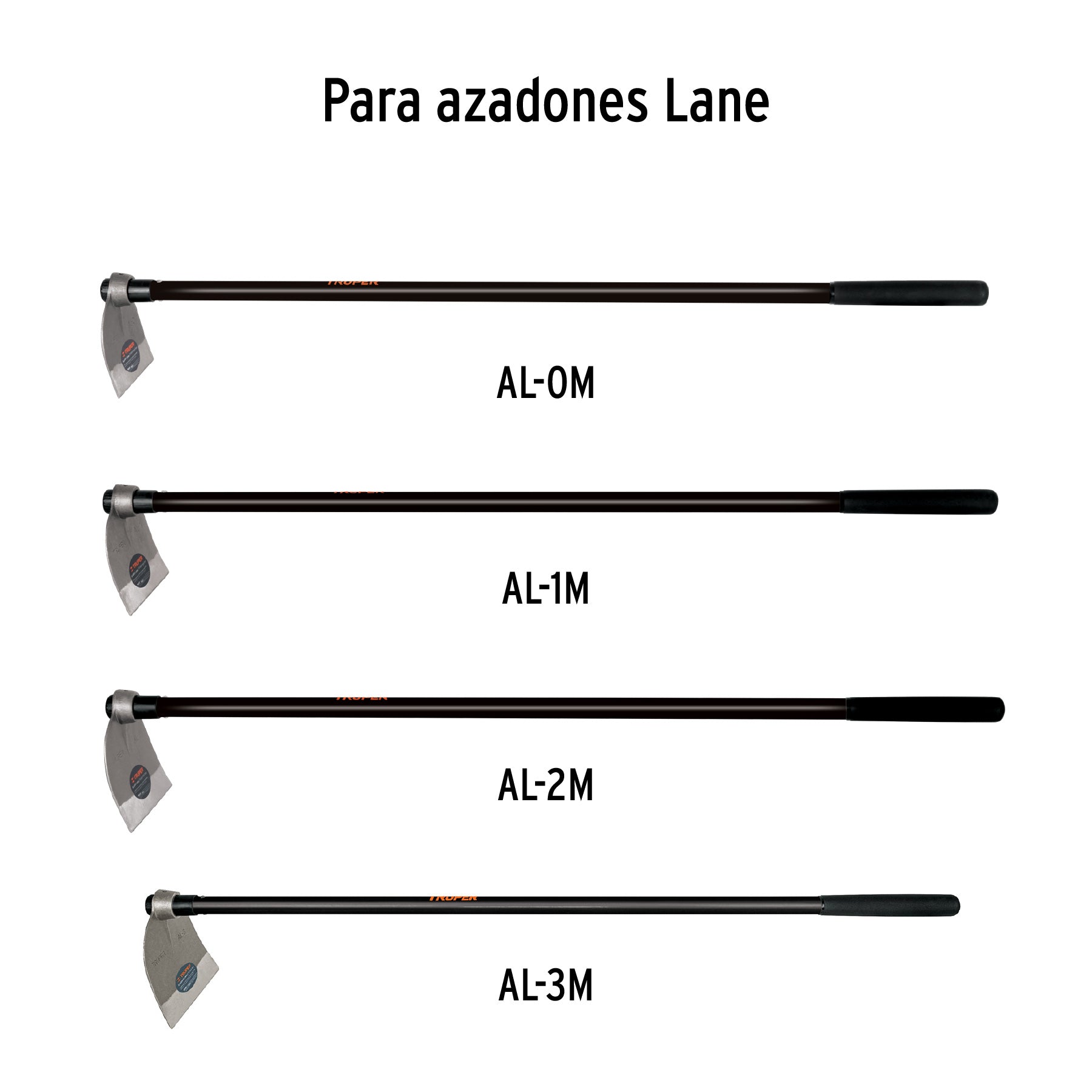 Truper MG-AL, Mango de repuesto para azadón lane 54″