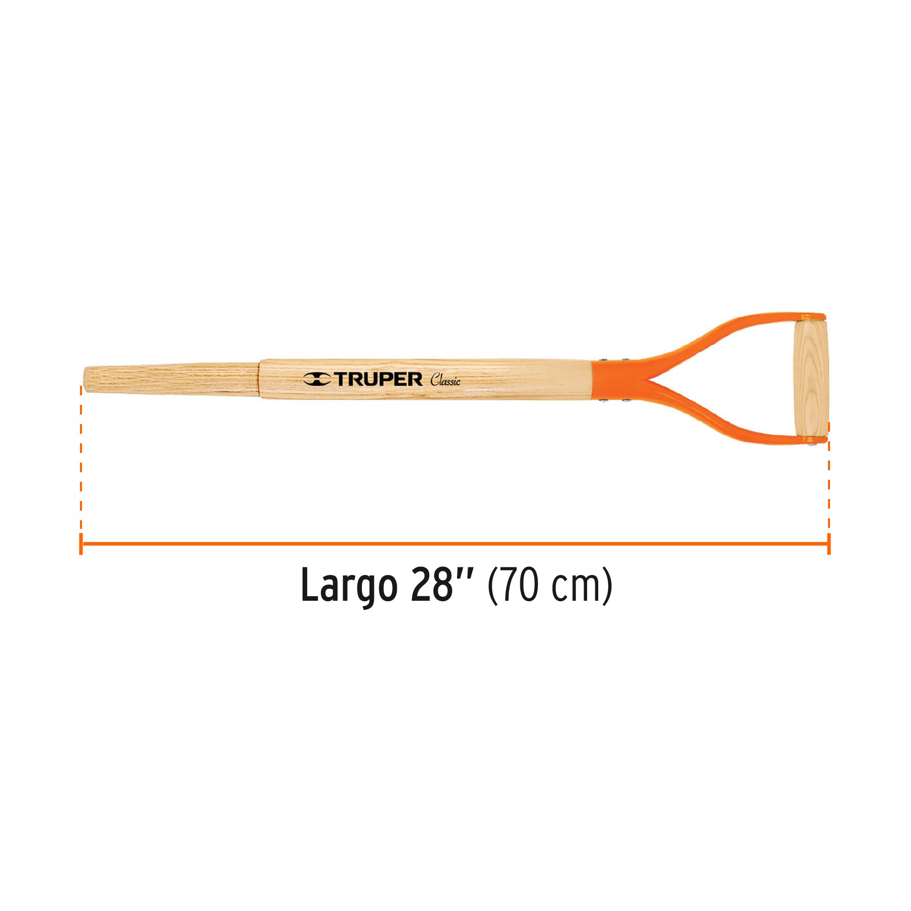 Truper MG-PY, Mango de reposición para pala Classic ″Y″