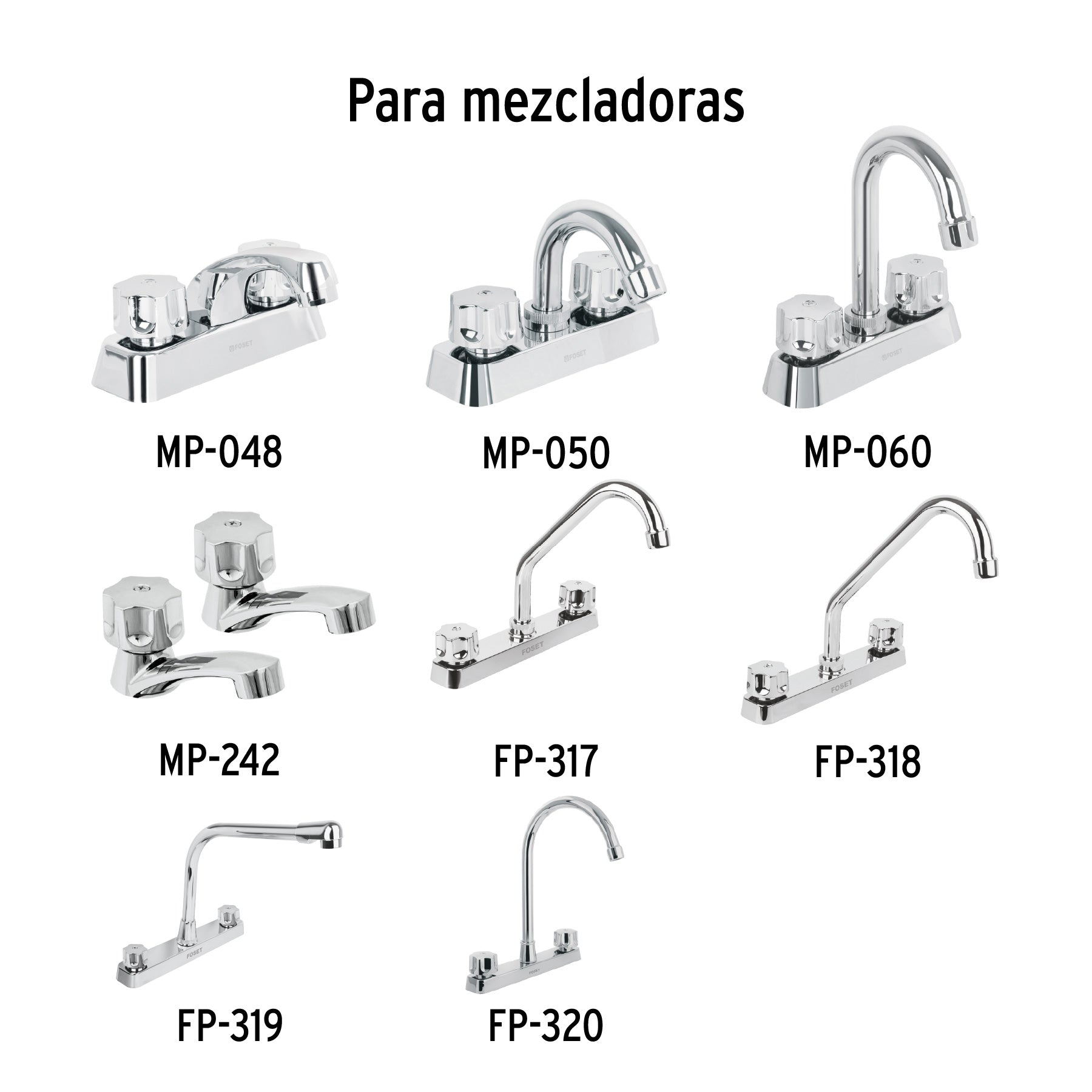 Foset Basic MMP-100, Juego de manerales de ABS