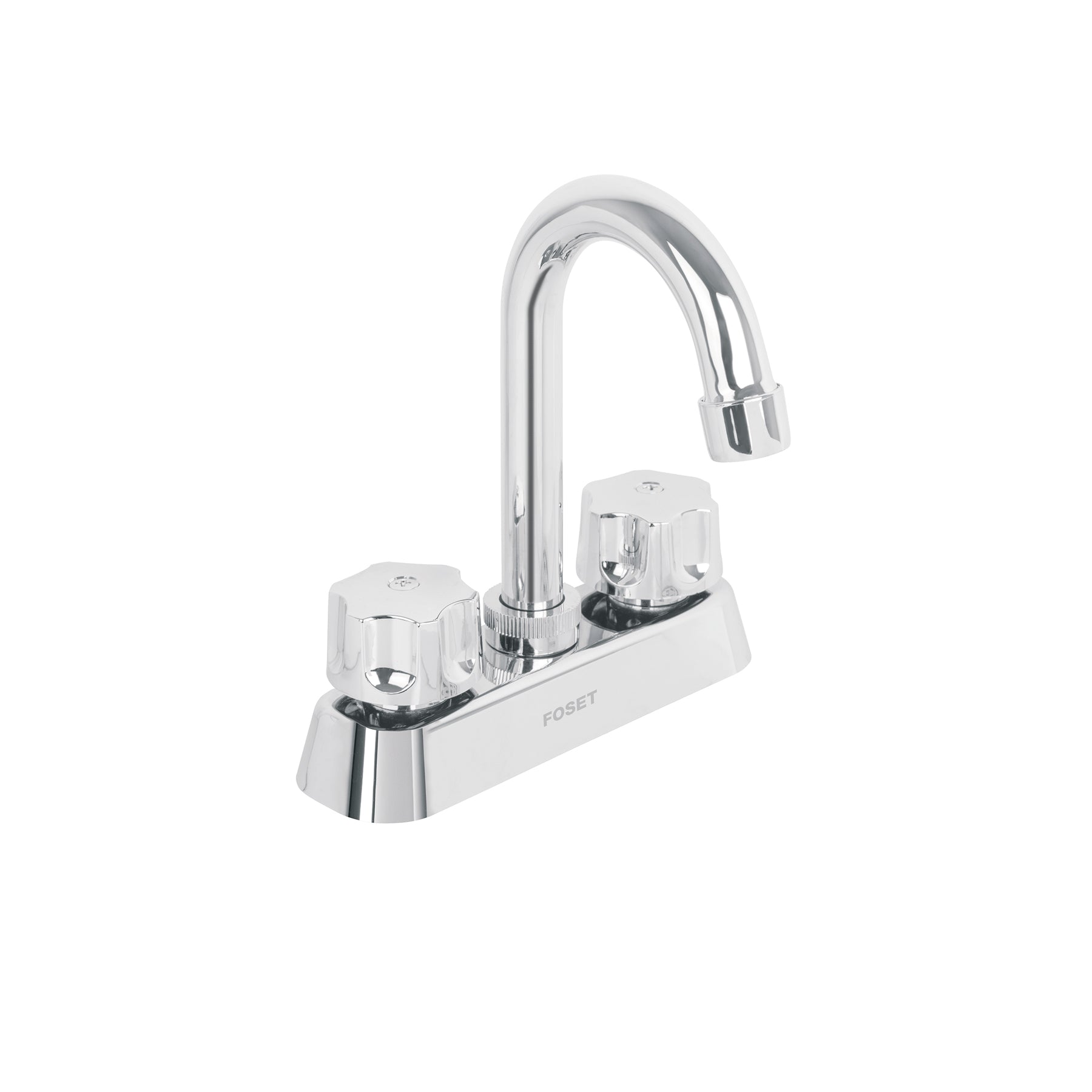 Foset Basic MP-060, Mezcladora plástica para lavabo, cuello tipo bar, Basic