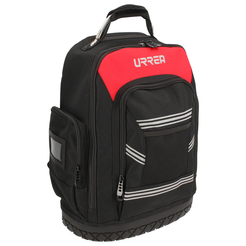 Mochila portaherramientas de poliéster extraíble 17"x13"x10", c/asa alambre Urrea
