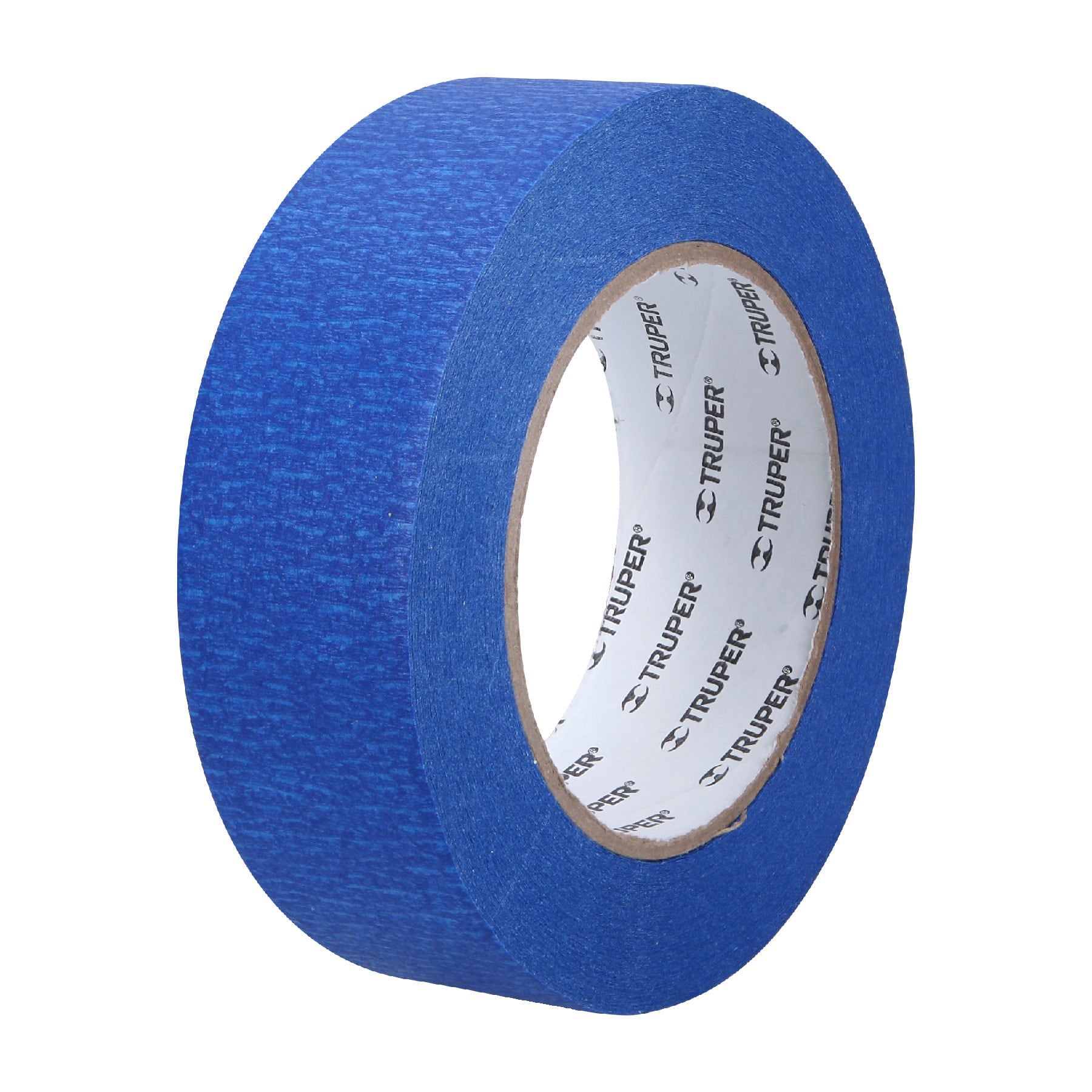 Truper MSK-1-1/2A, Cinta masking tape azul, 50 m, 36 mm