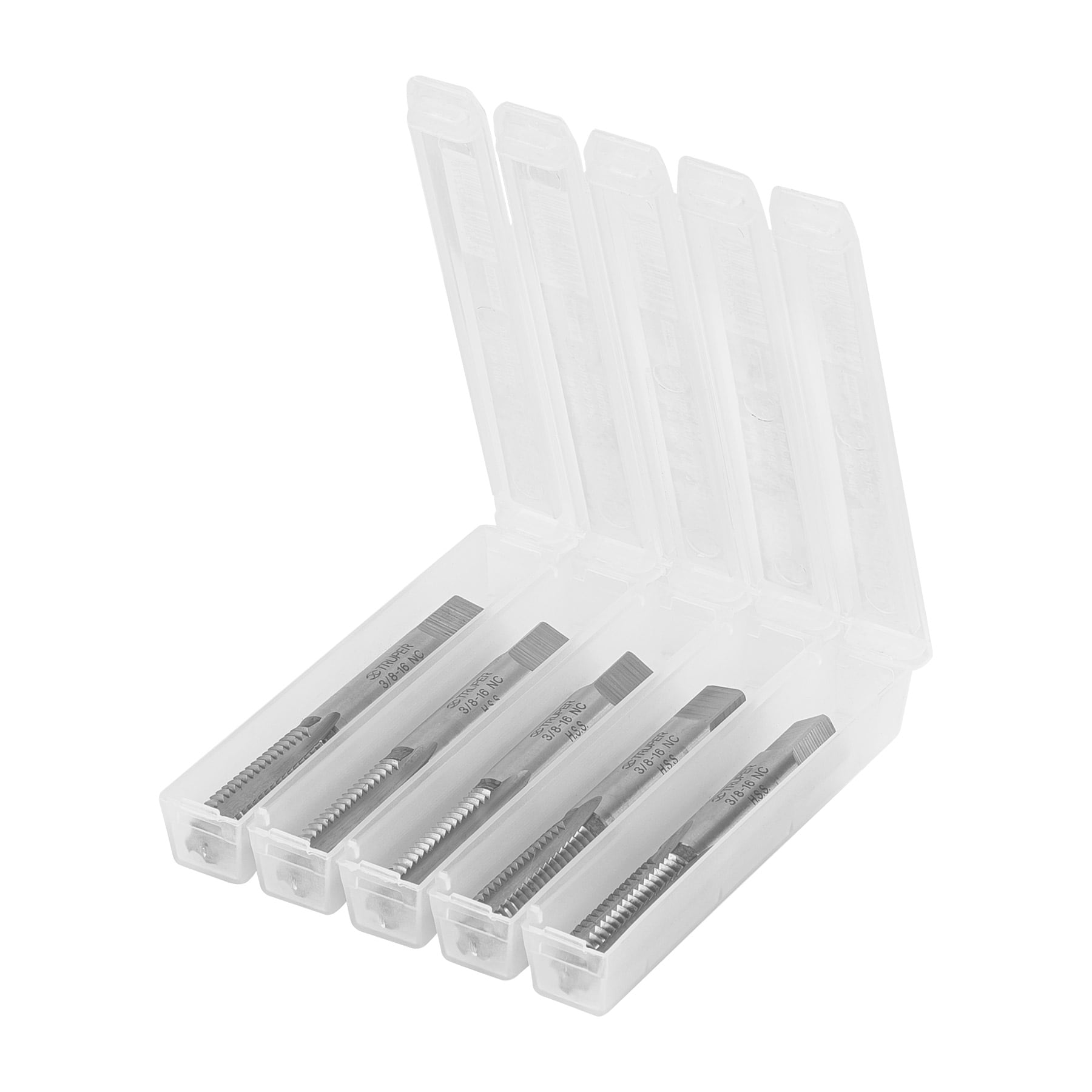 Truper MT-3/8X16, Machuelo semicónico 5/16″, Paquete con 1 pieza