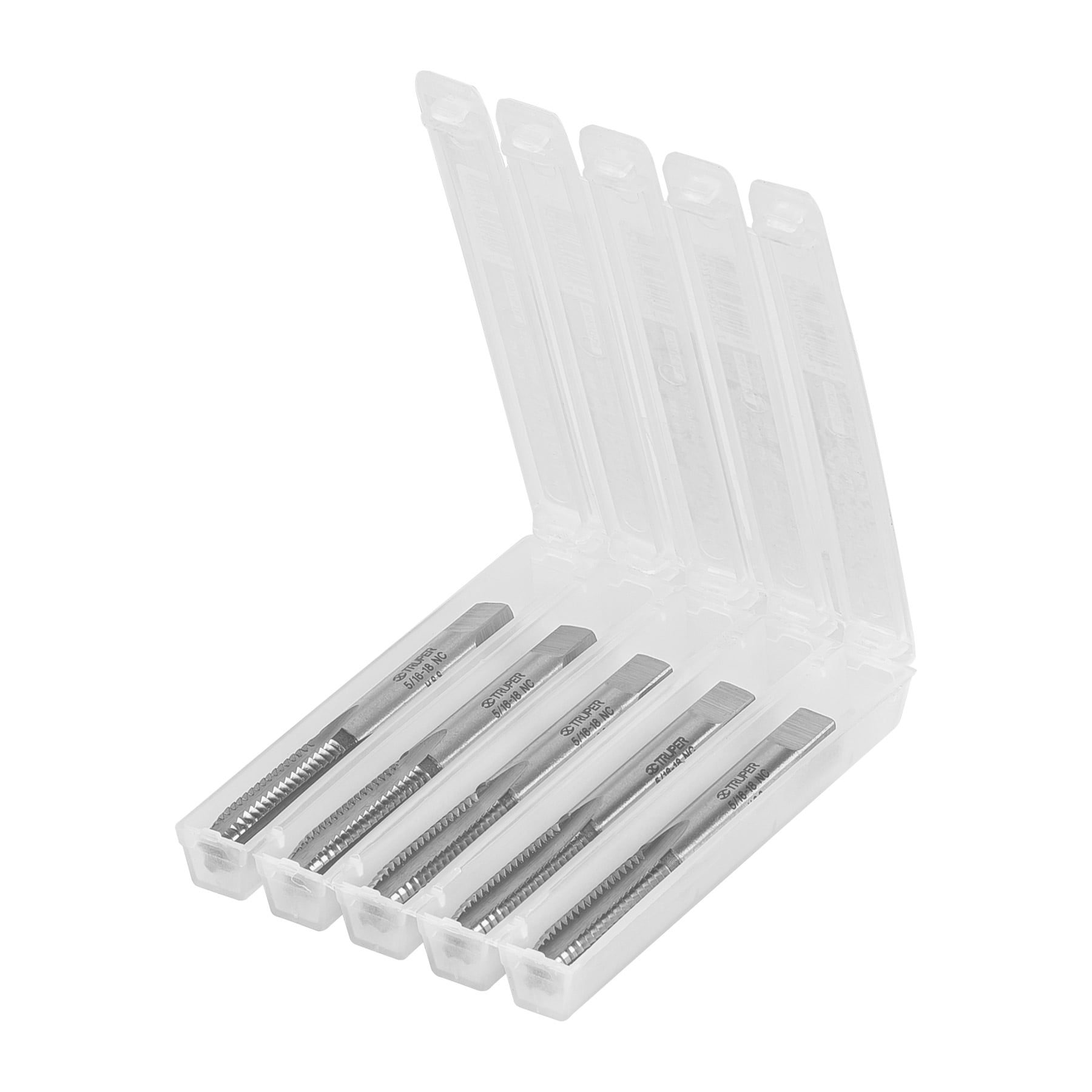 Truper MT-5/16X18, Machuelo semicónico 1/4″, Paquete con 1 pieza