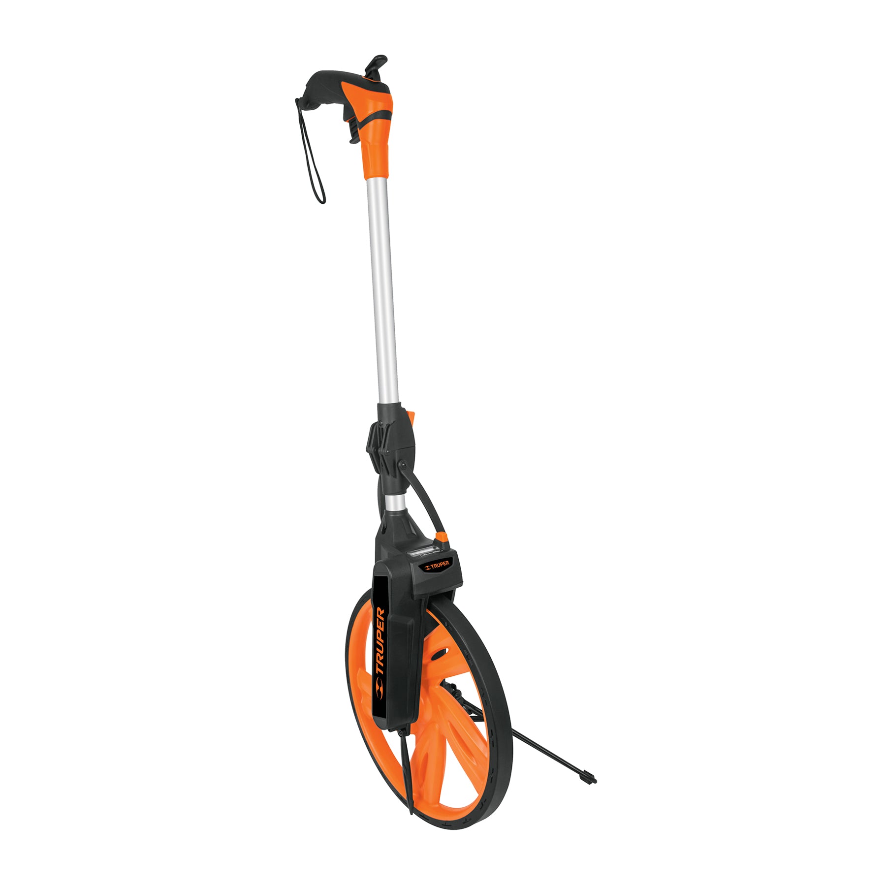 Truper ODM-12, Odómetro con freno, mango plegable, rueda de 13″