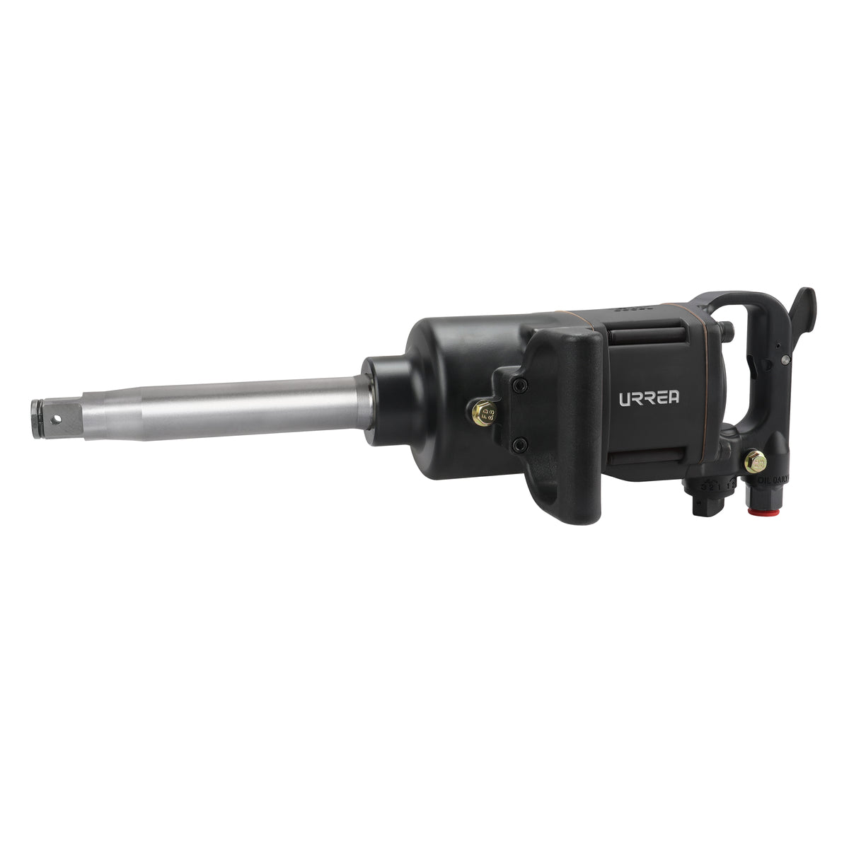 Pistola de impacto neumática cuadro de 1" 1,535 Ft-lb con extensión 9" sistema twin hammer Urrea
