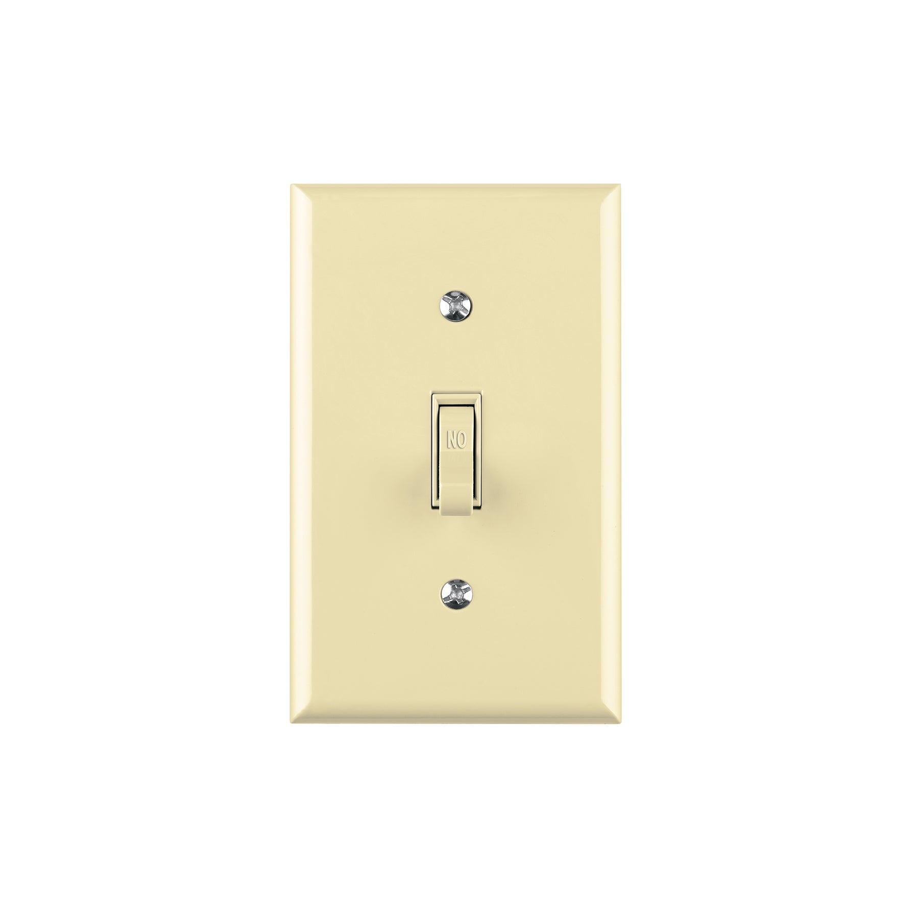 Volteck PA-APSE-S, Placa armada interruptor sencillo, línea Standard, marfil