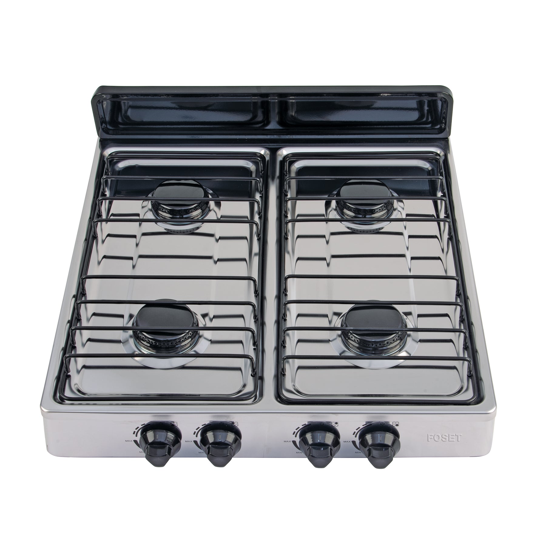 Parrilla de Gas FOSET PAGA-4X de Sobreponer 4 Quemadores Acero Inoxidable