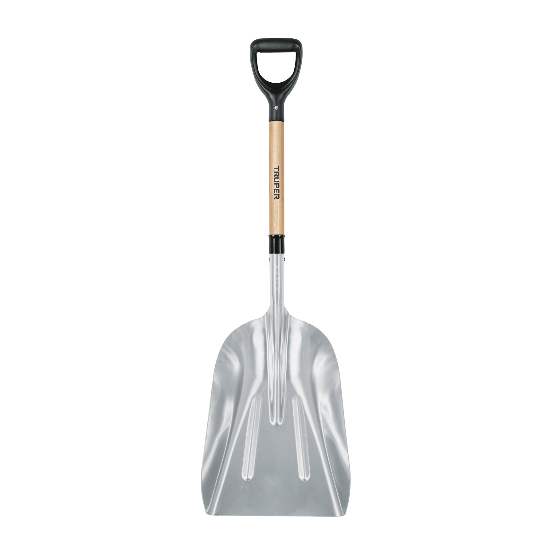 Truper PALY-12, Pala sanitaria cabeza de aluminio, puño Y, 45 1/2″