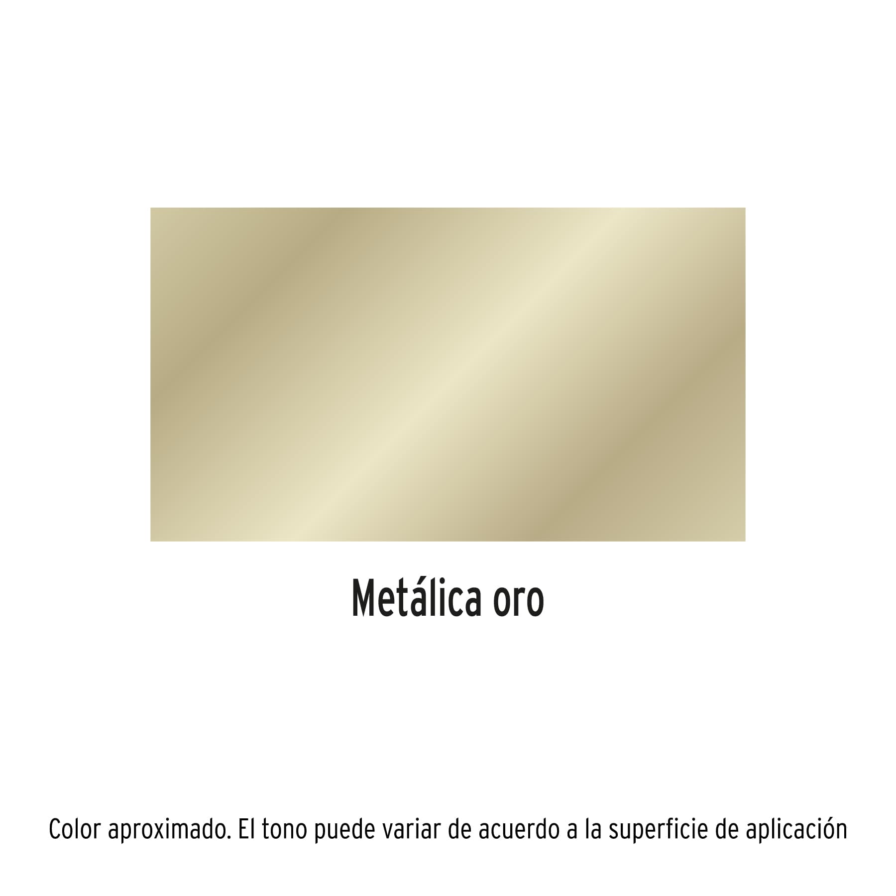 Truper PAM-OR, Pintura (Esmalte acrílico) en aerosol, metálica, oro