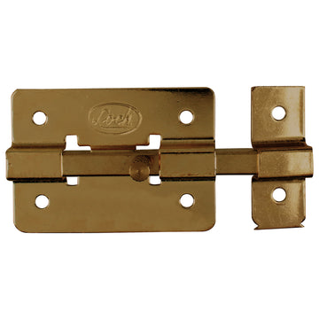 Pasador de sobreponer de barra latón antiguo 8 cm Lock