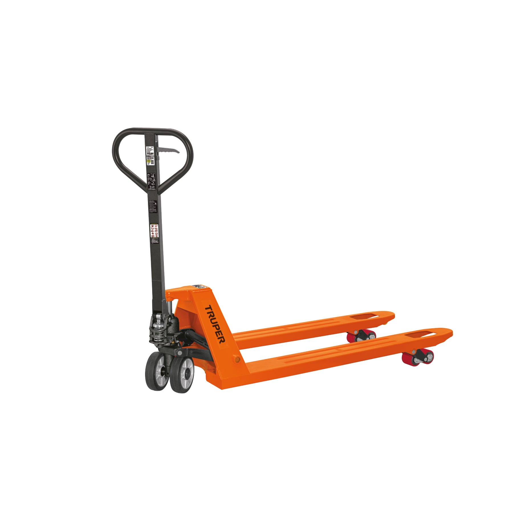 Patín traspaleta 2 ton con ruedas de hule/poliuretano PAT-2HU