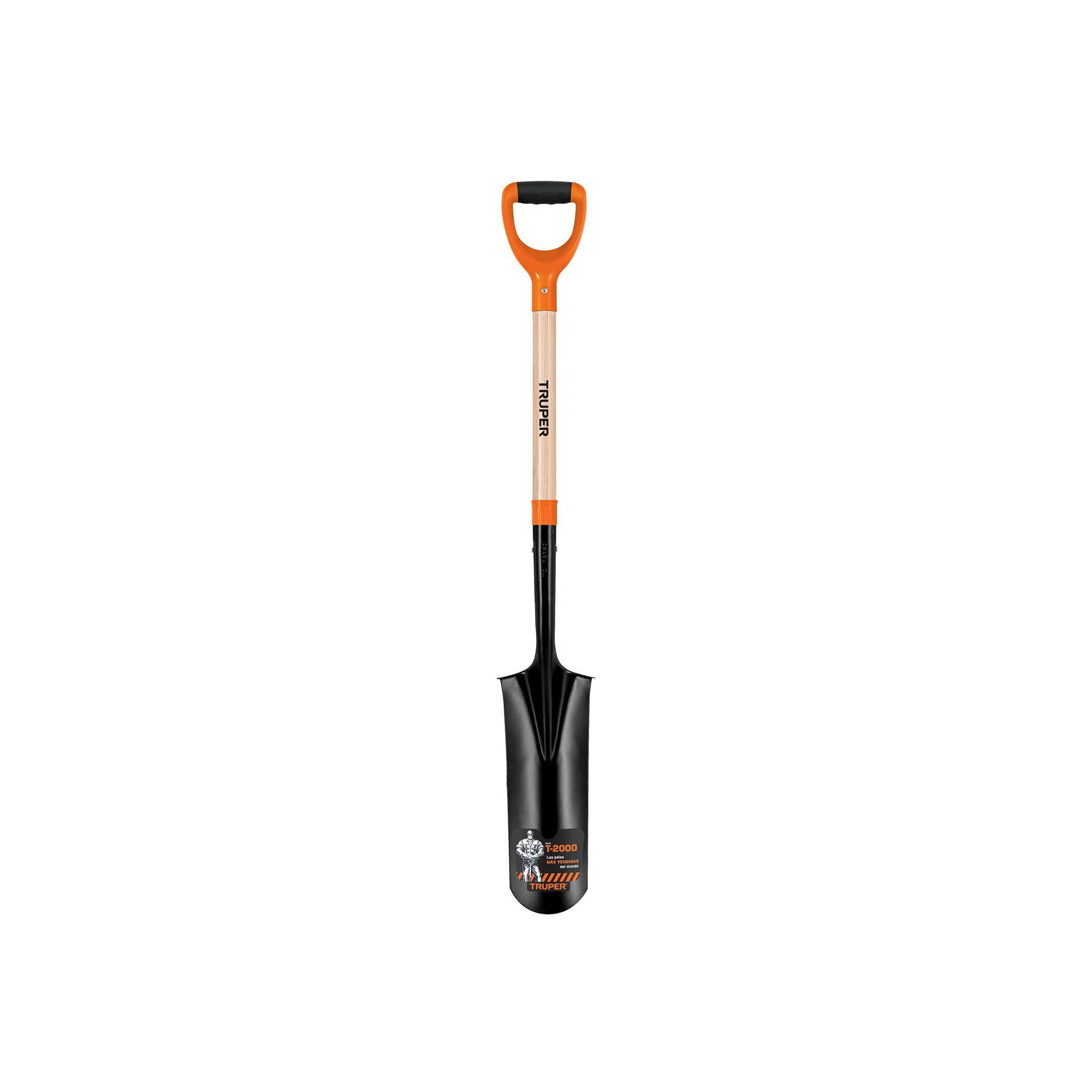 Truper PEP-P, Pala T-2000 espadón, puño ″Y″, 44 1/4″