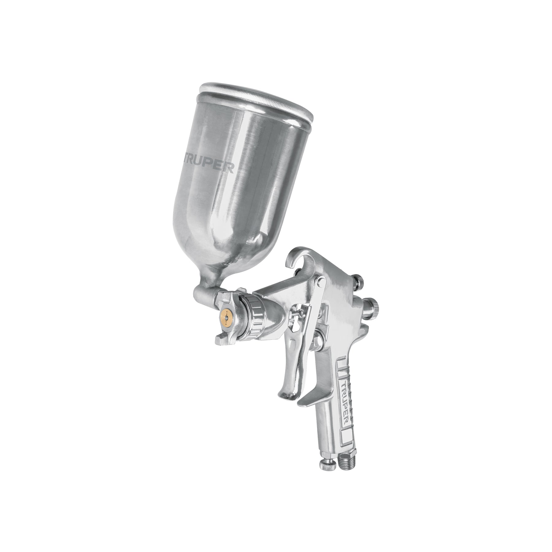 Truper PIPI-421, Pistola para Pintar Gravedad LVMP Vaso Aluminio Boquilla 1.7 mm