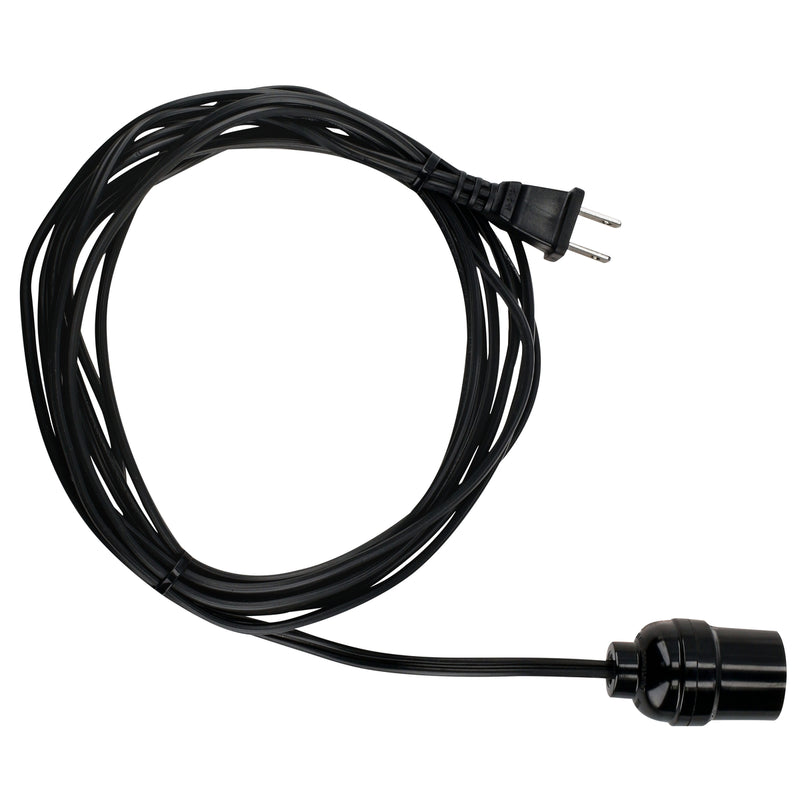 Portalámpara con cable de alimentación 2 x 18 4 m Surtek