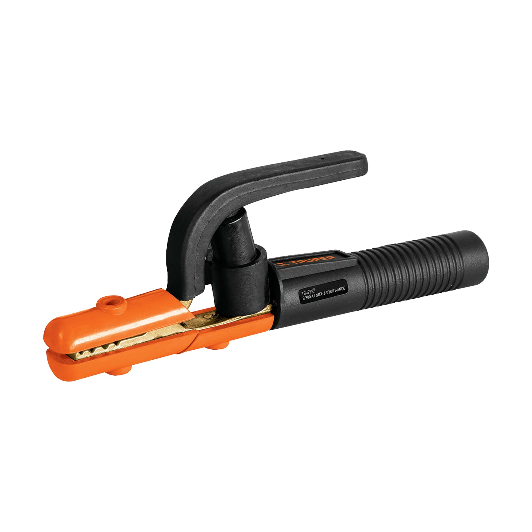 Truper PPE-300, Pinza porta electrodo, mordaza de latón, 300 A