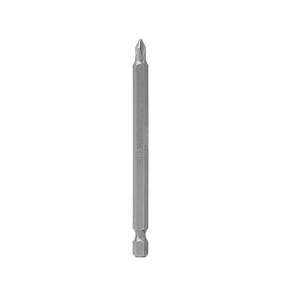 Punta Phillips de poder hexágono de 1/4", #2 x 4" 5 piezas Surtek
