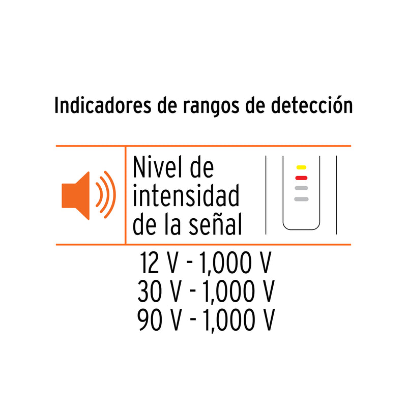 Probador de voltaje sin contacto de doble rango, Truper PROVO-5 - Carzamo.com