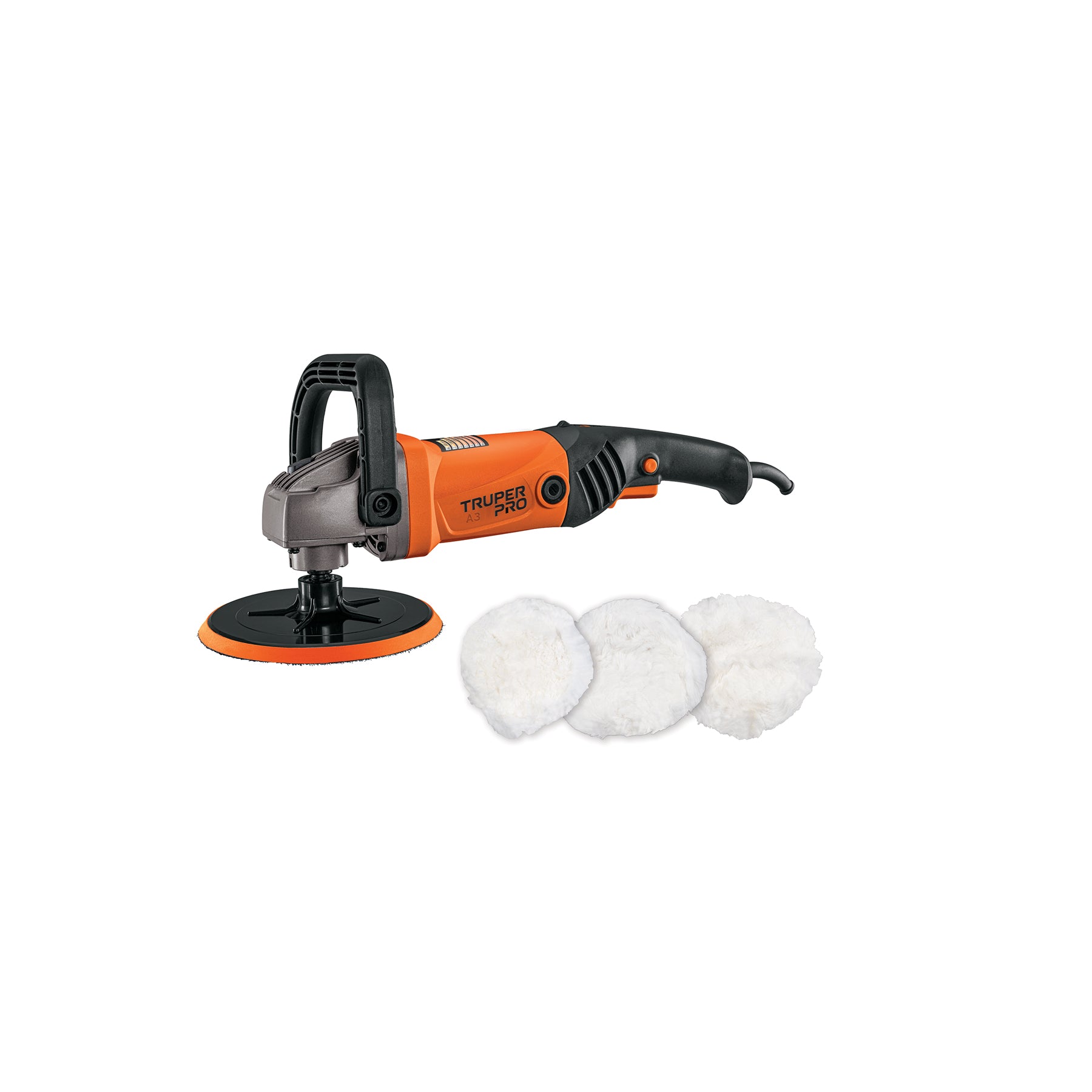 Pulidora Rotativa TRUPER PRO PULA-7A3 7" 1200W con Control de Velocidad