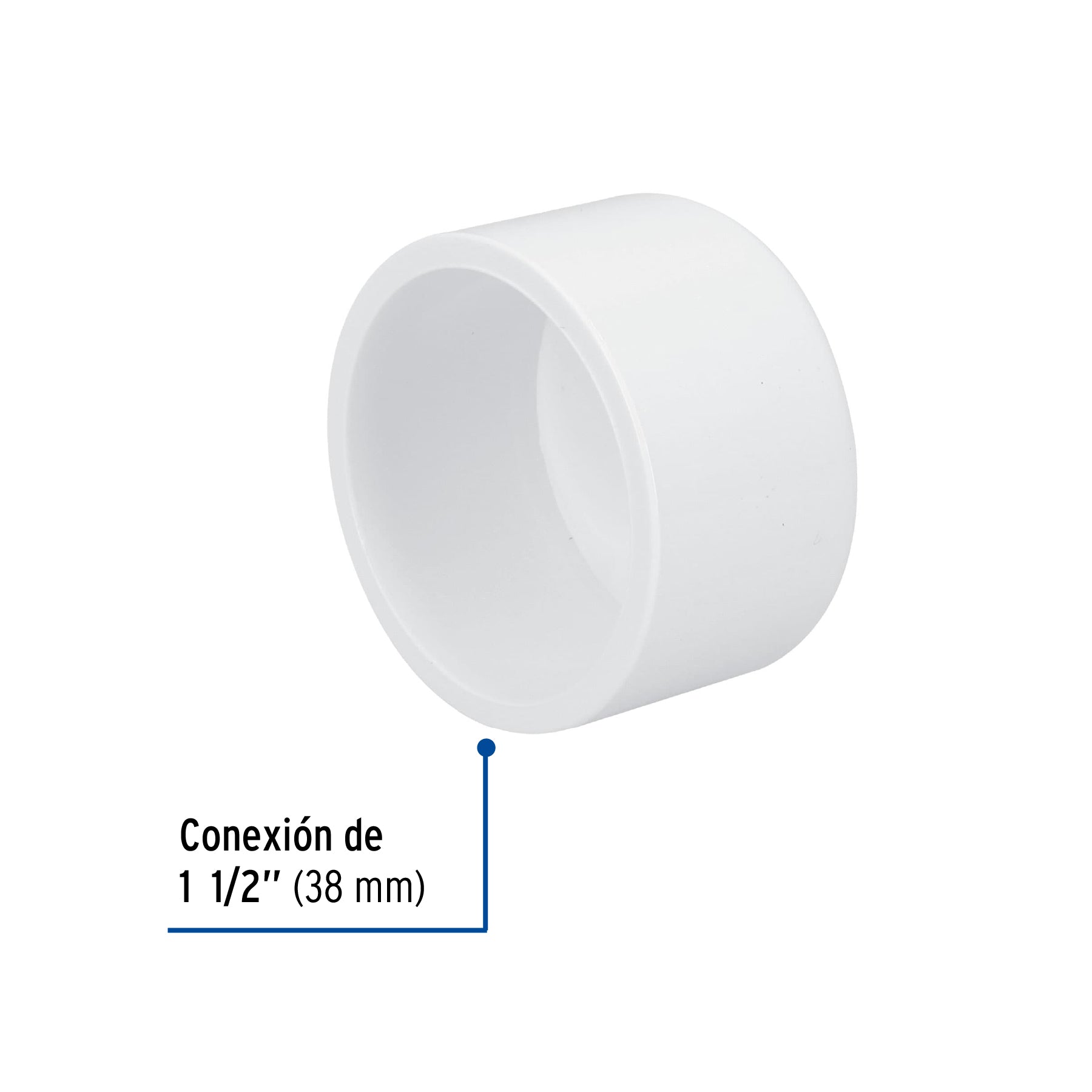 Tapón de PVC, 1-1/2' Foset