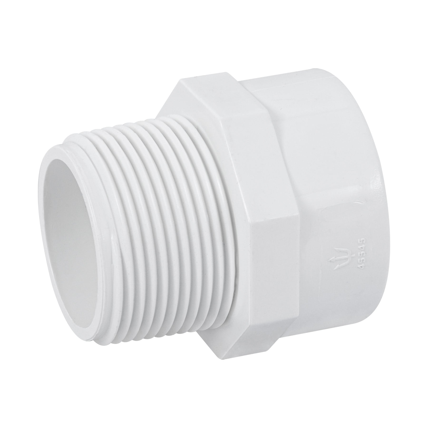 Adaptador macho de PVC, 1-1/4' Foset