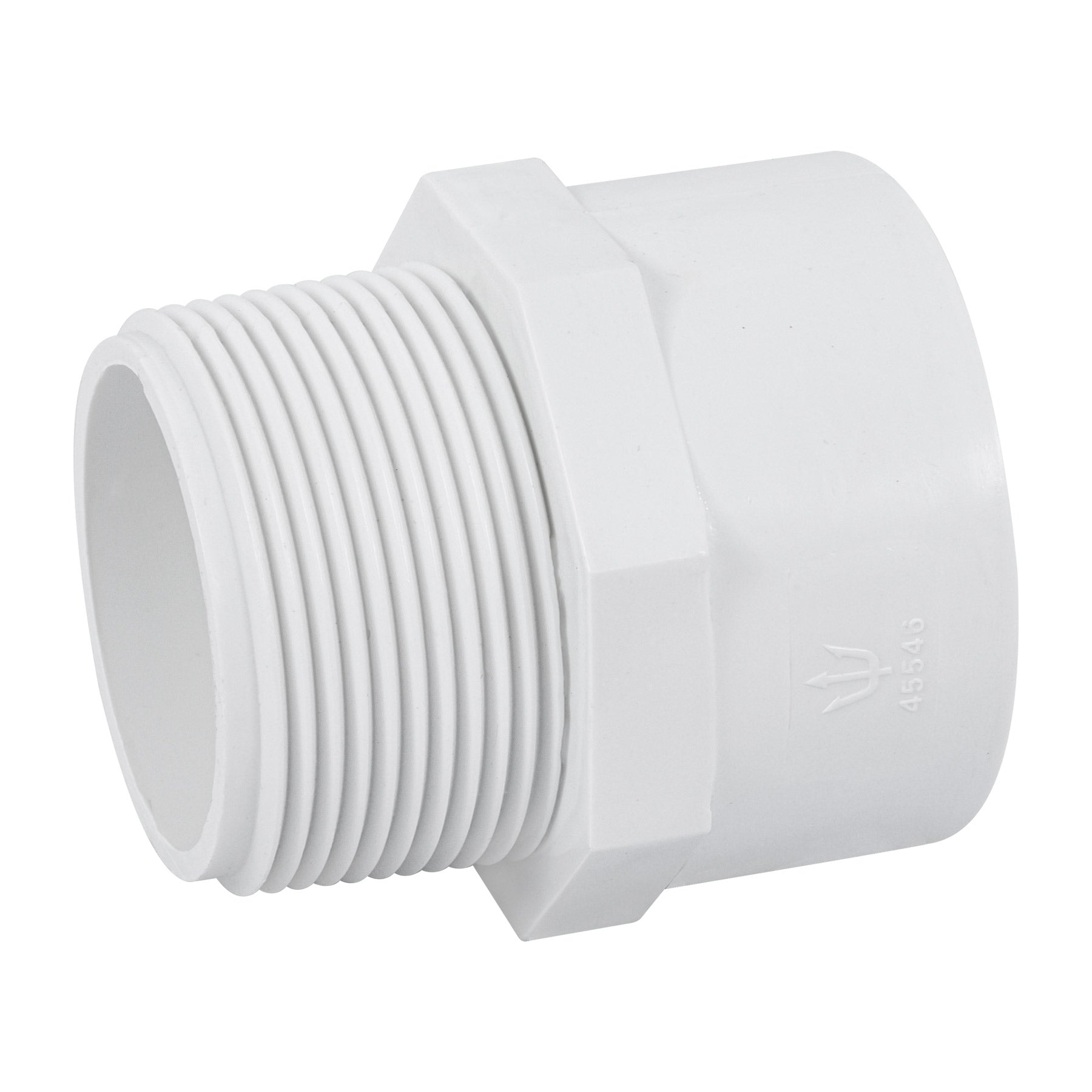 Adaptador macho de PVC, 1-1/2' Foset