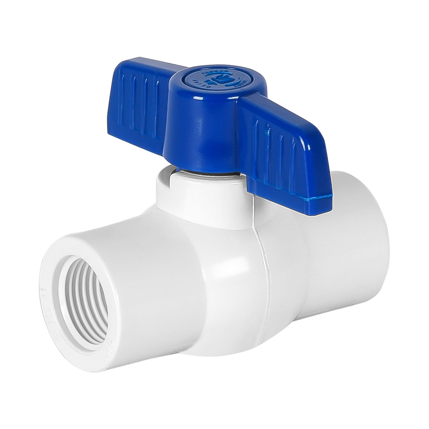 Foset PVC-ES-1/2R, Válvula de esfera de PVC de 1/2″, roscable