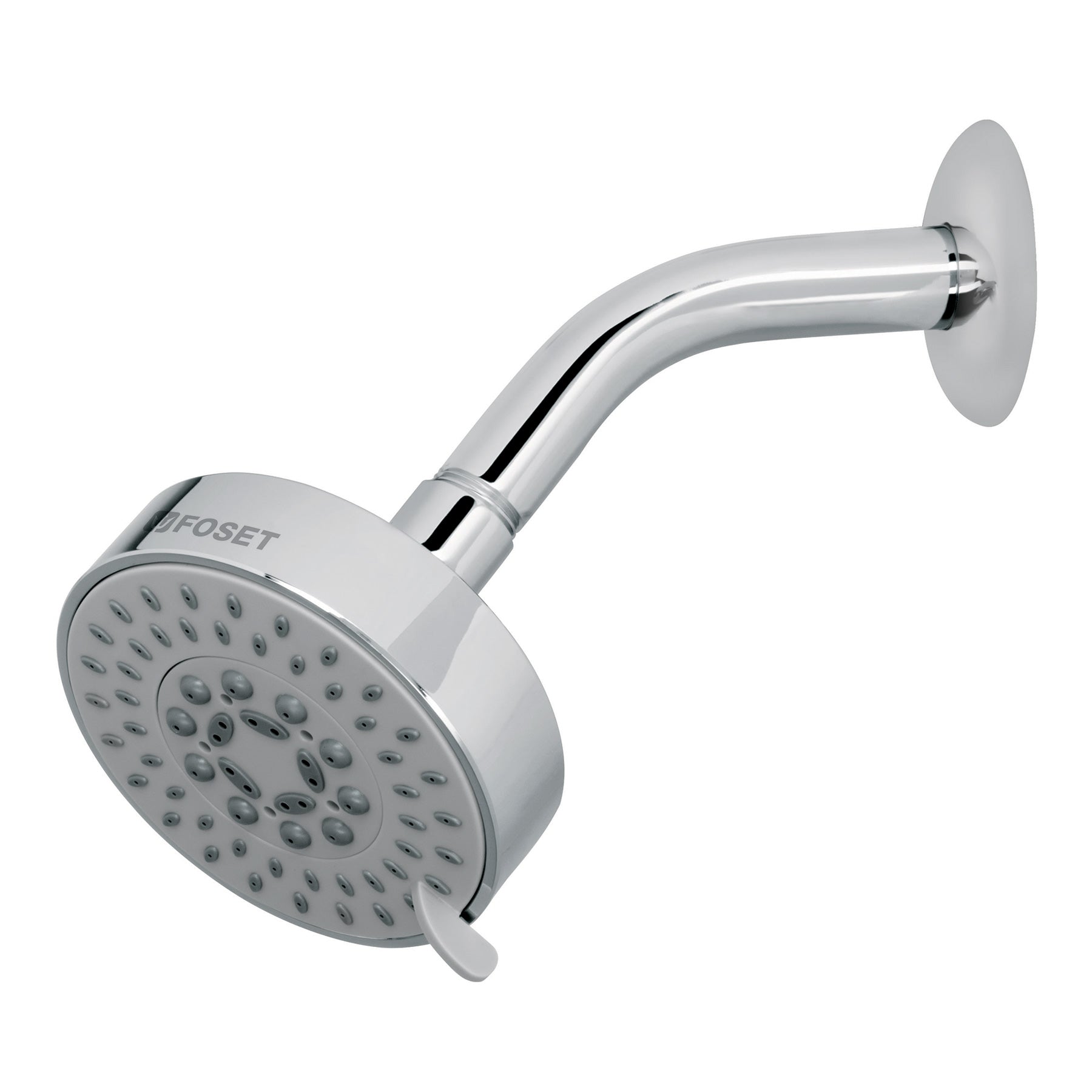 Foset Element R-202, Regadera 5 funciones, con brazo, cromo, Element