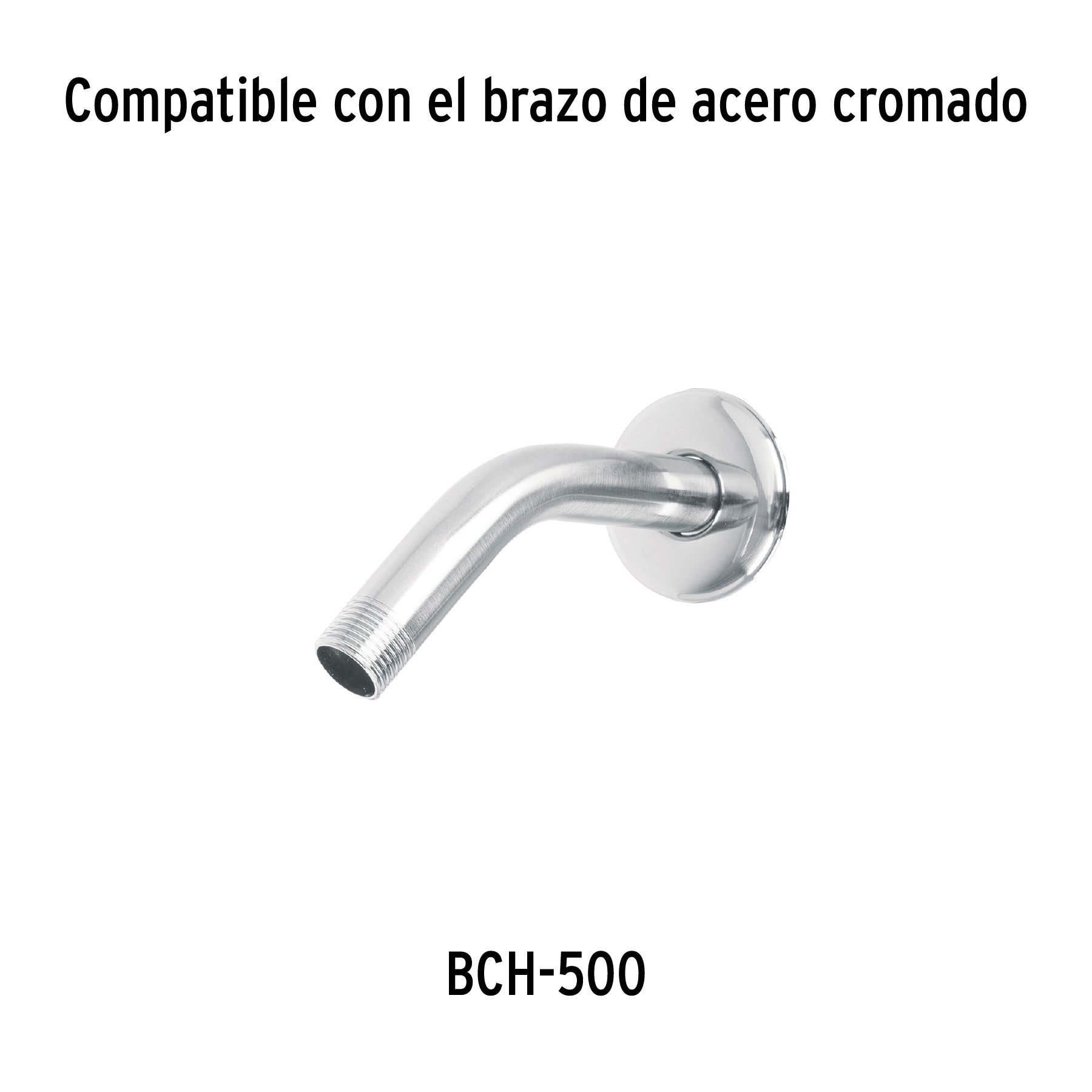 Foset Basic R-402S, Regadera redonda de ABS 4-1/4″ sin brazo