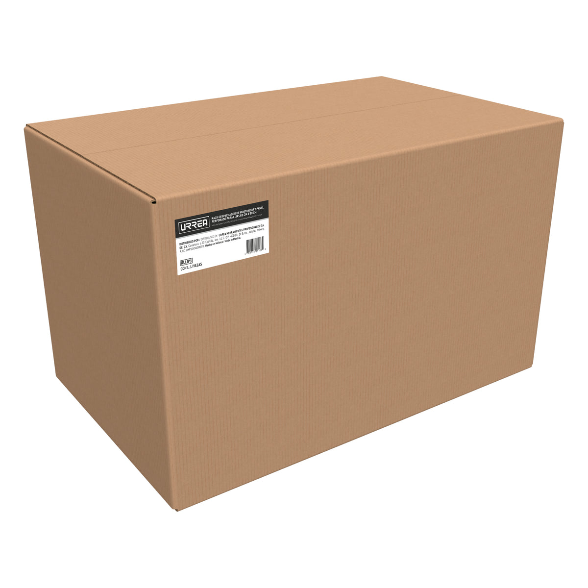 Rack despachador de mostrador y panel perforado para lijas, 10 charolas, 65 cm x 50 cm Urrea