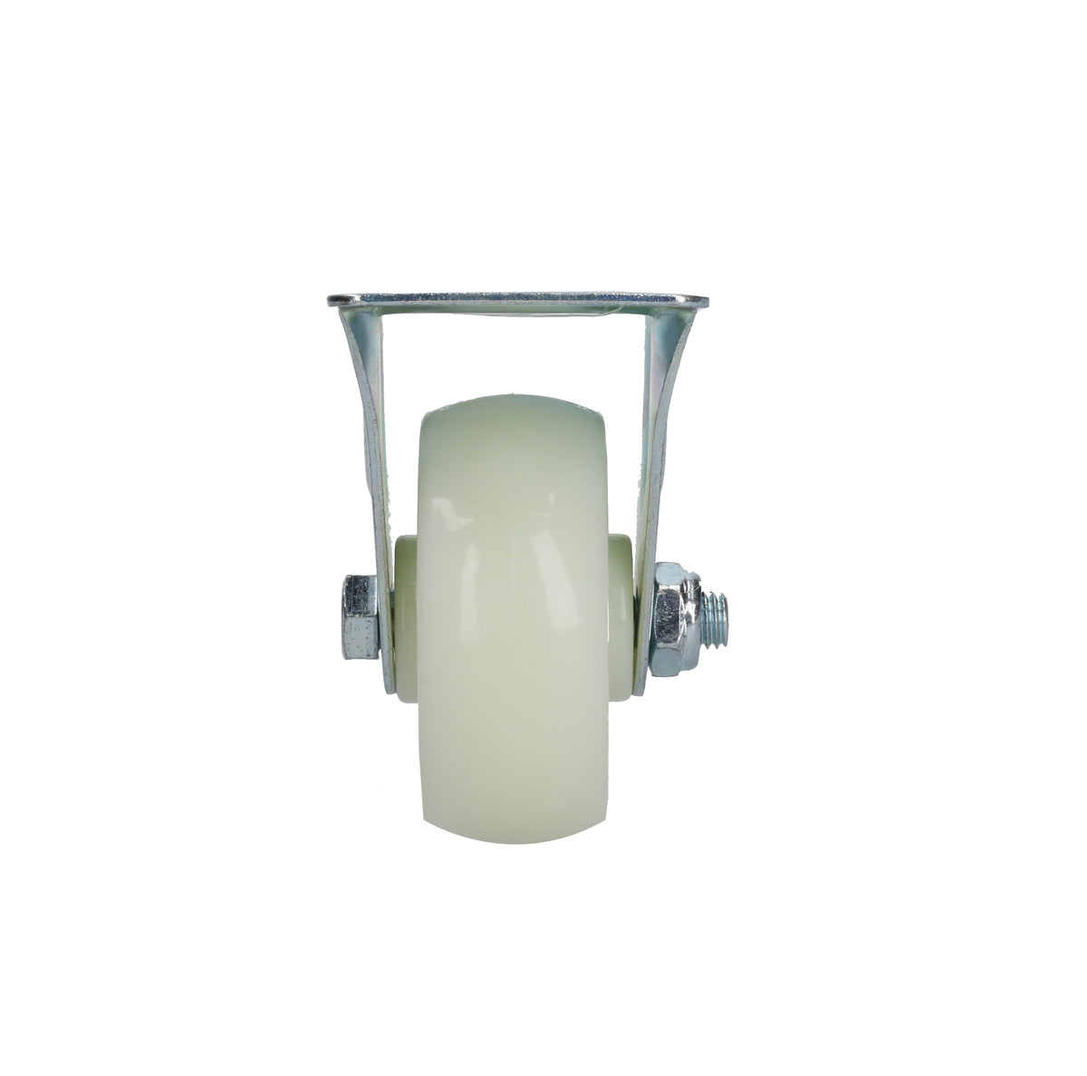 Rodaja de polipropileno blanca fija 3" Surtek