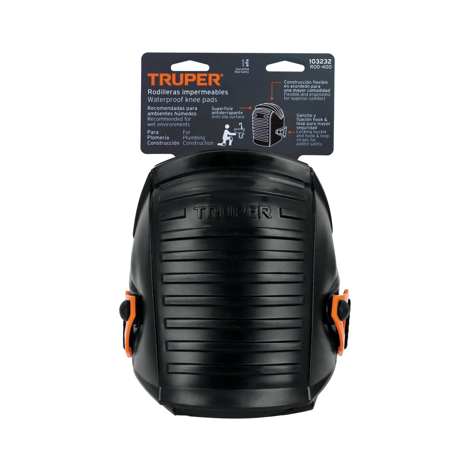 Truper ROD-400, Rodilleras impermeables para trabajos húmedos