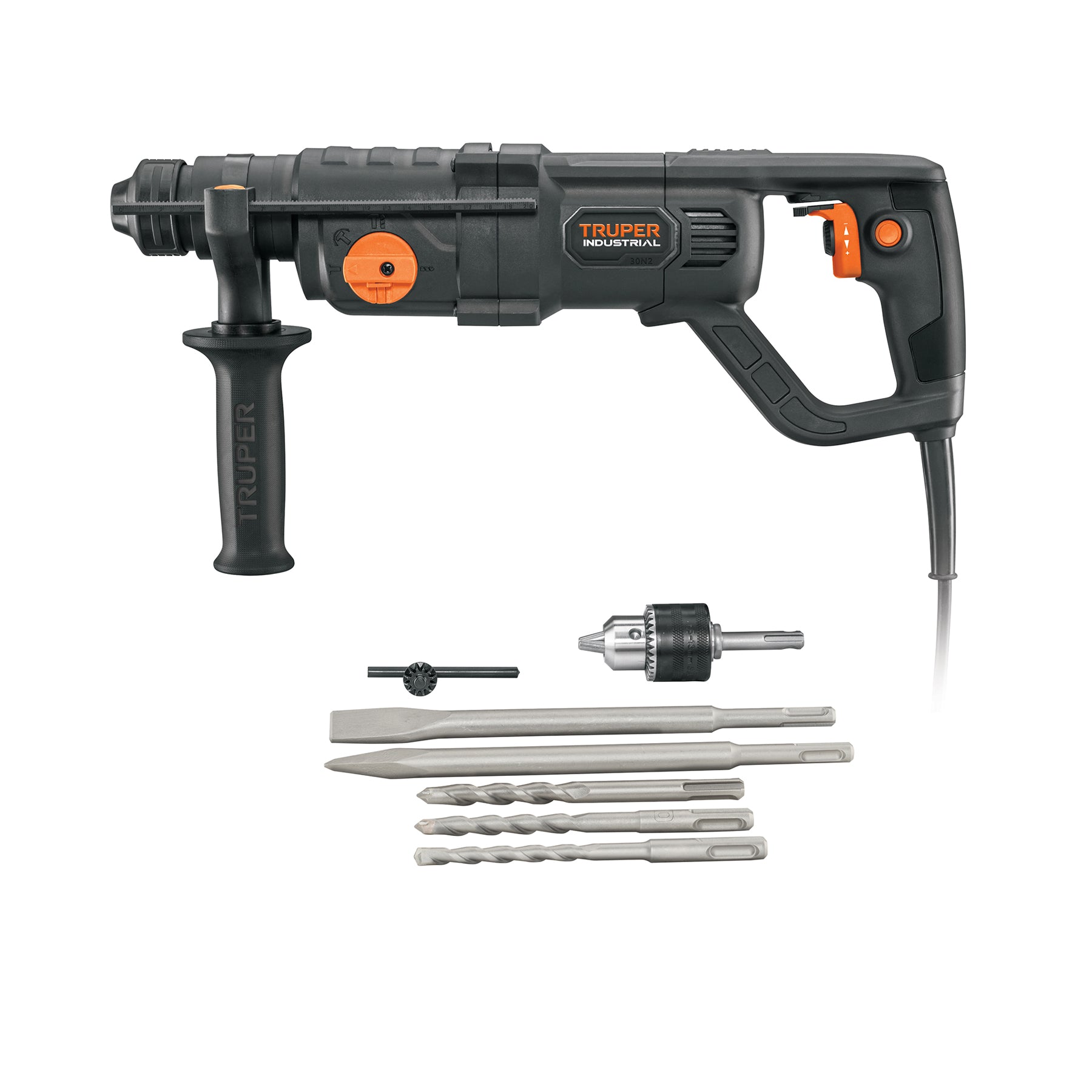 Rotomartillo Industrial Truper ROEL-30N2 SDS Plus 800W Mango D 3.5 Joules
